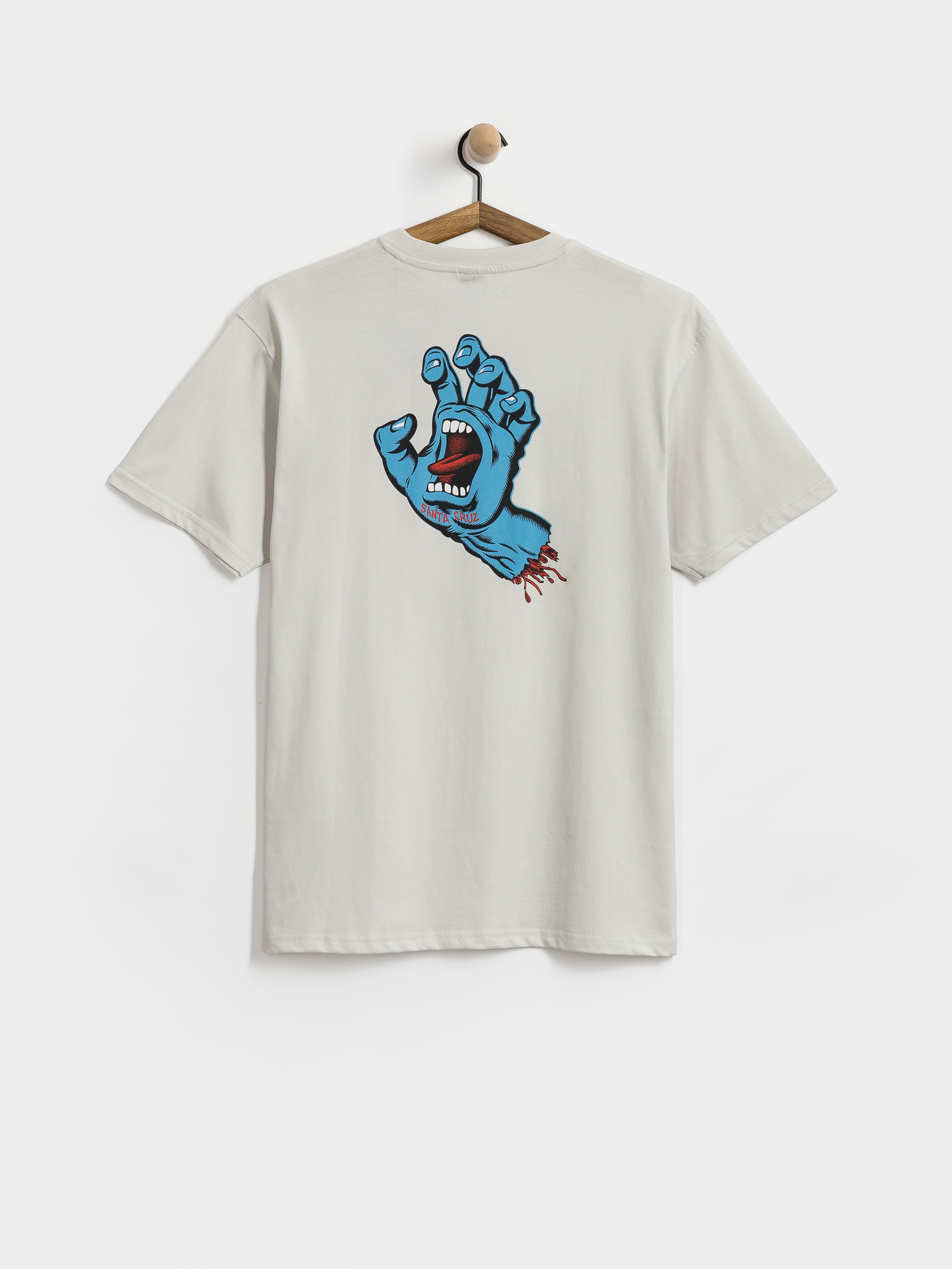Santa Cruz Screaming Hand Chest Póló (mist)