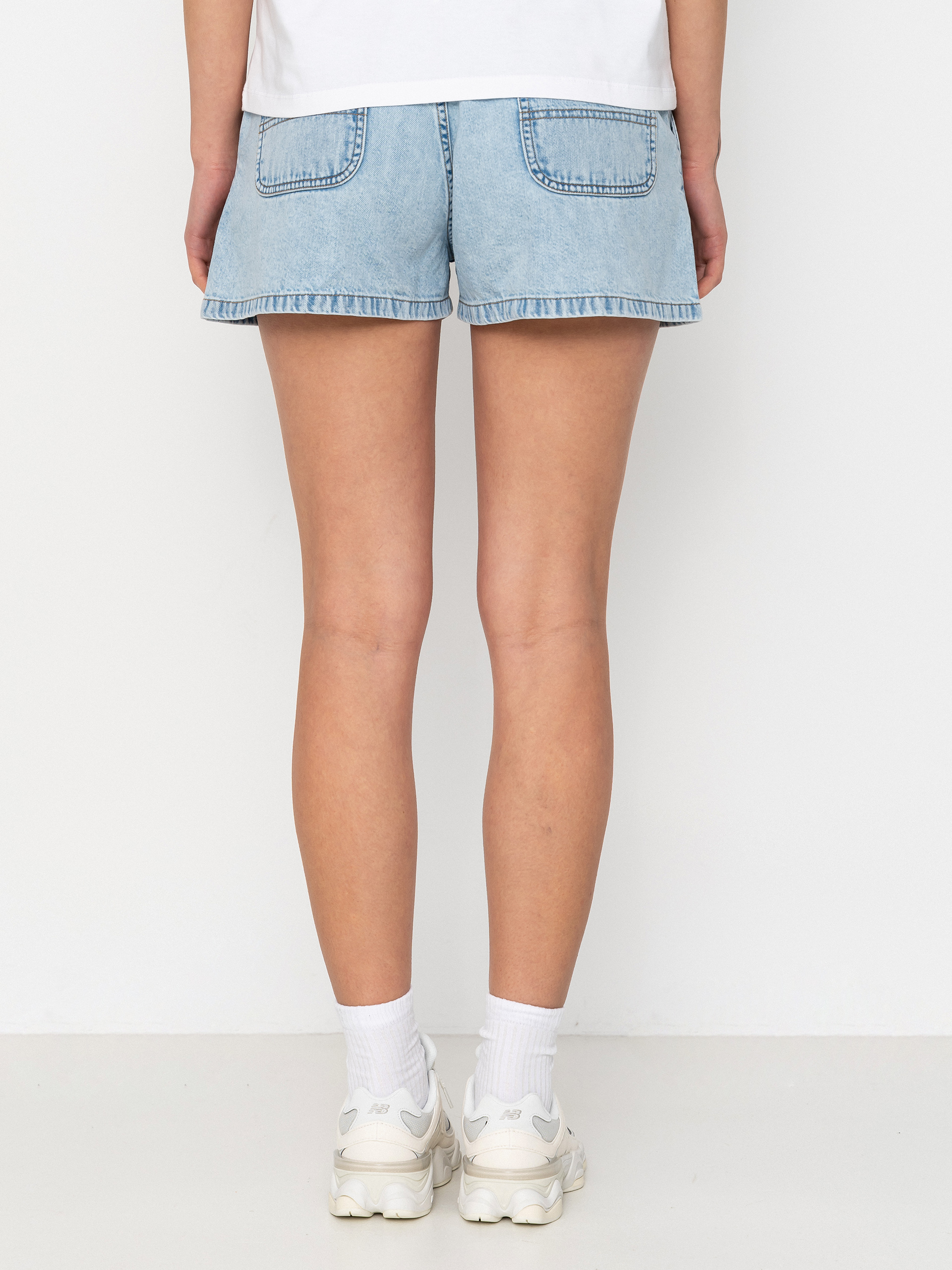 Rövidnadrág Carhartt WIP Lova Wmn (blue stone bleached)
