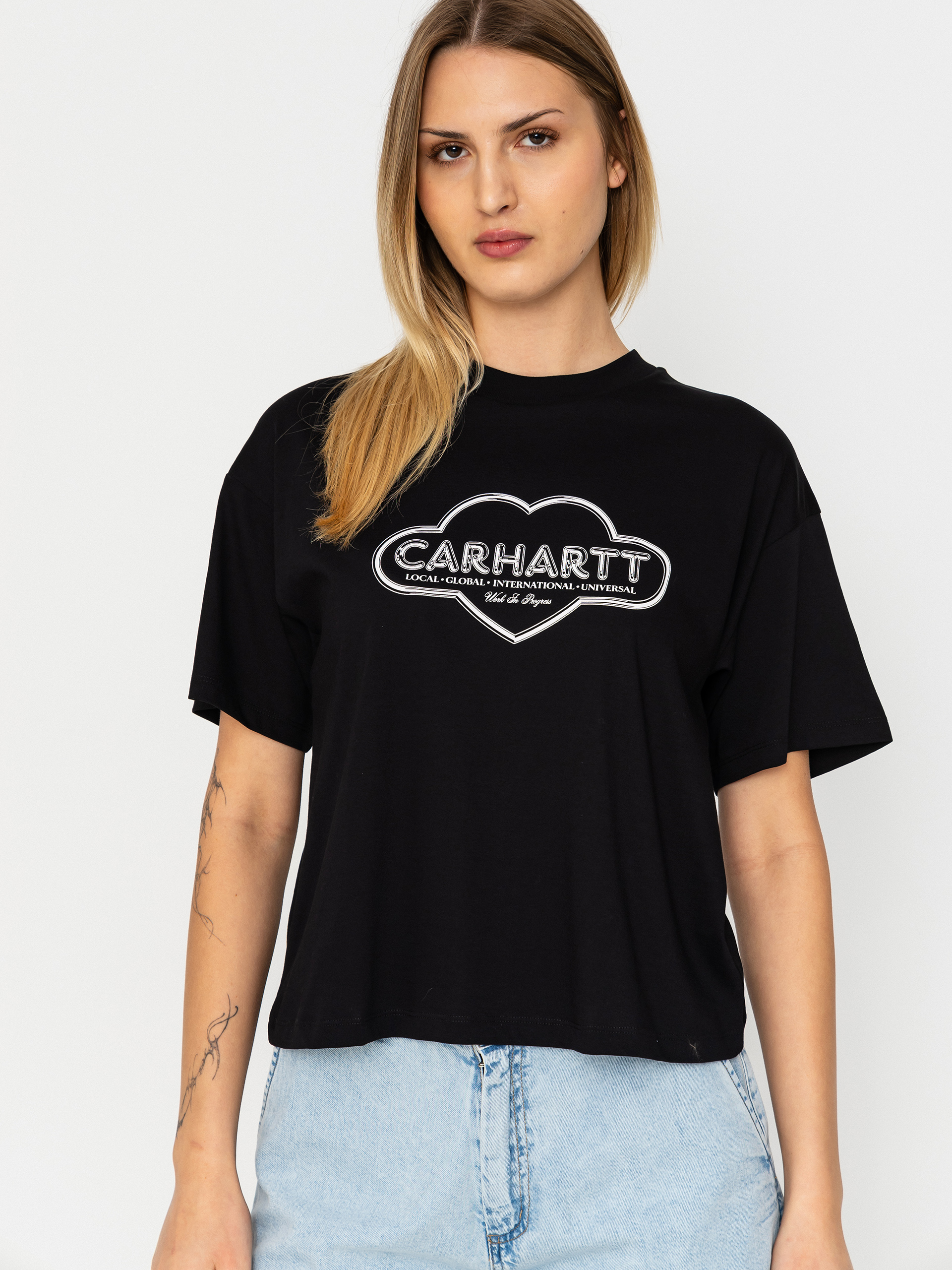 Póló Carhartt WIP Cloud Heart Wmn (black)