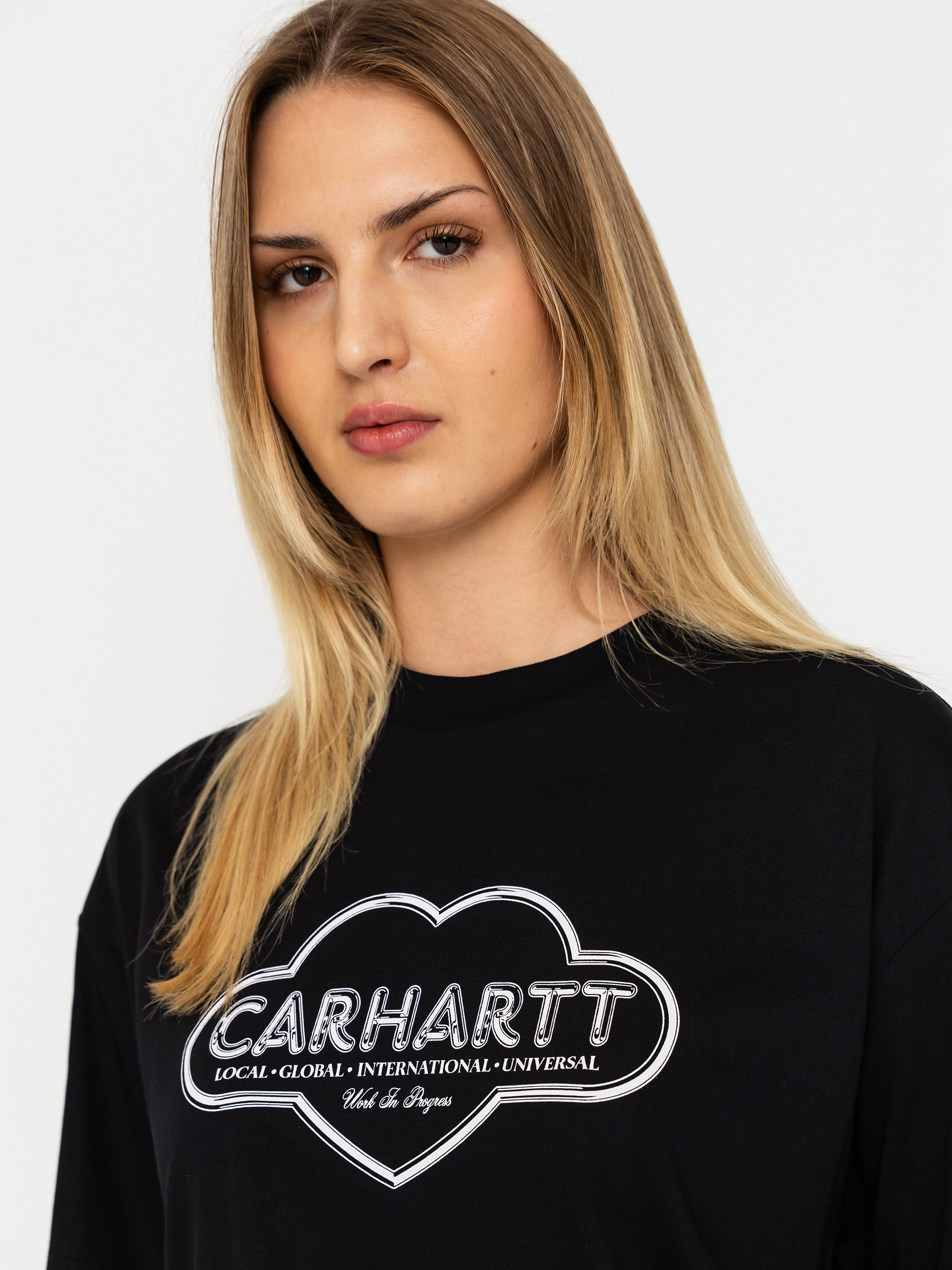 Póló Carhartt WIP Cloud Heart Wmn (black)