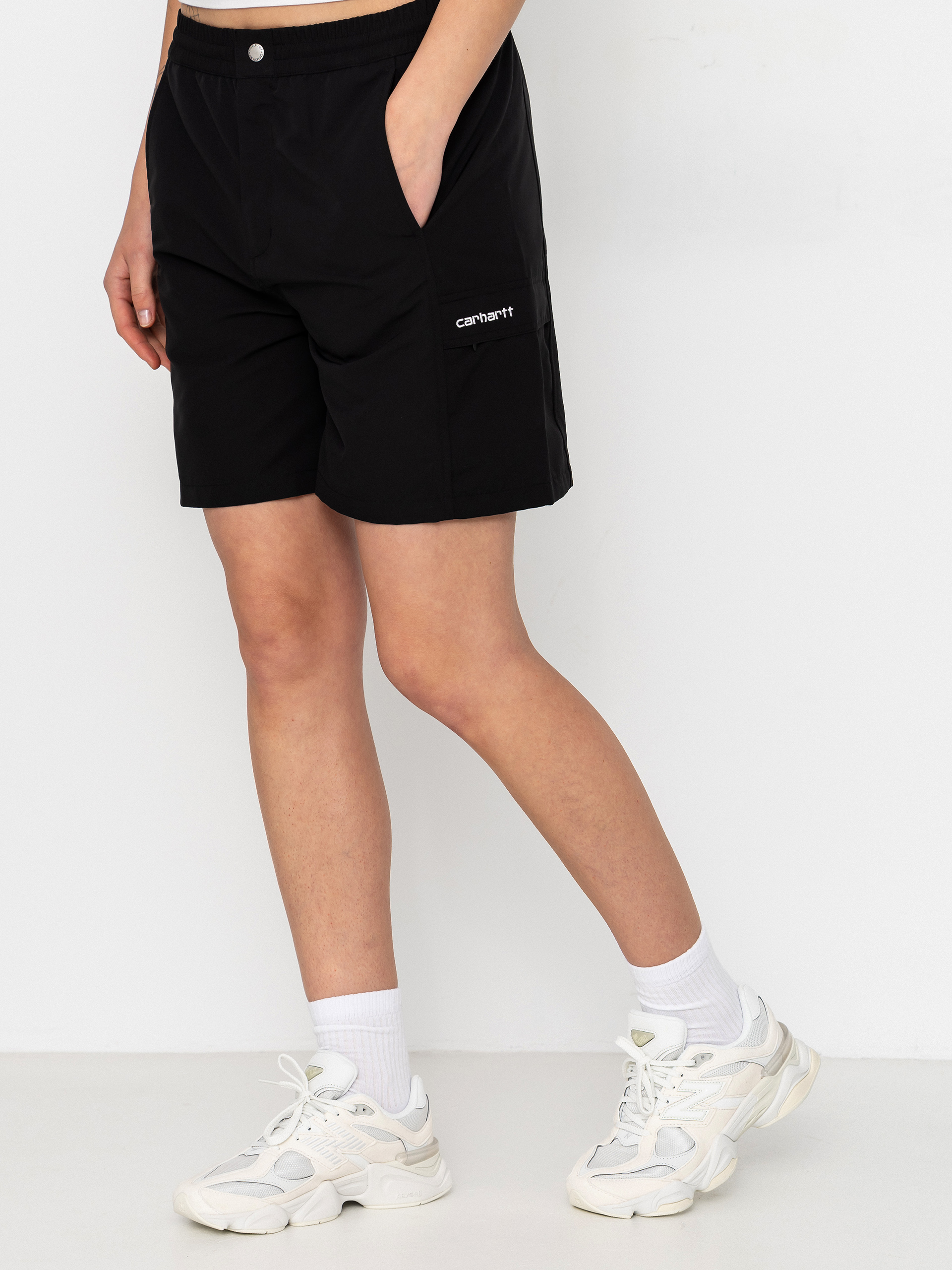 Rövidnadrág Carhartt WIP Iwan Wmn (black/white)