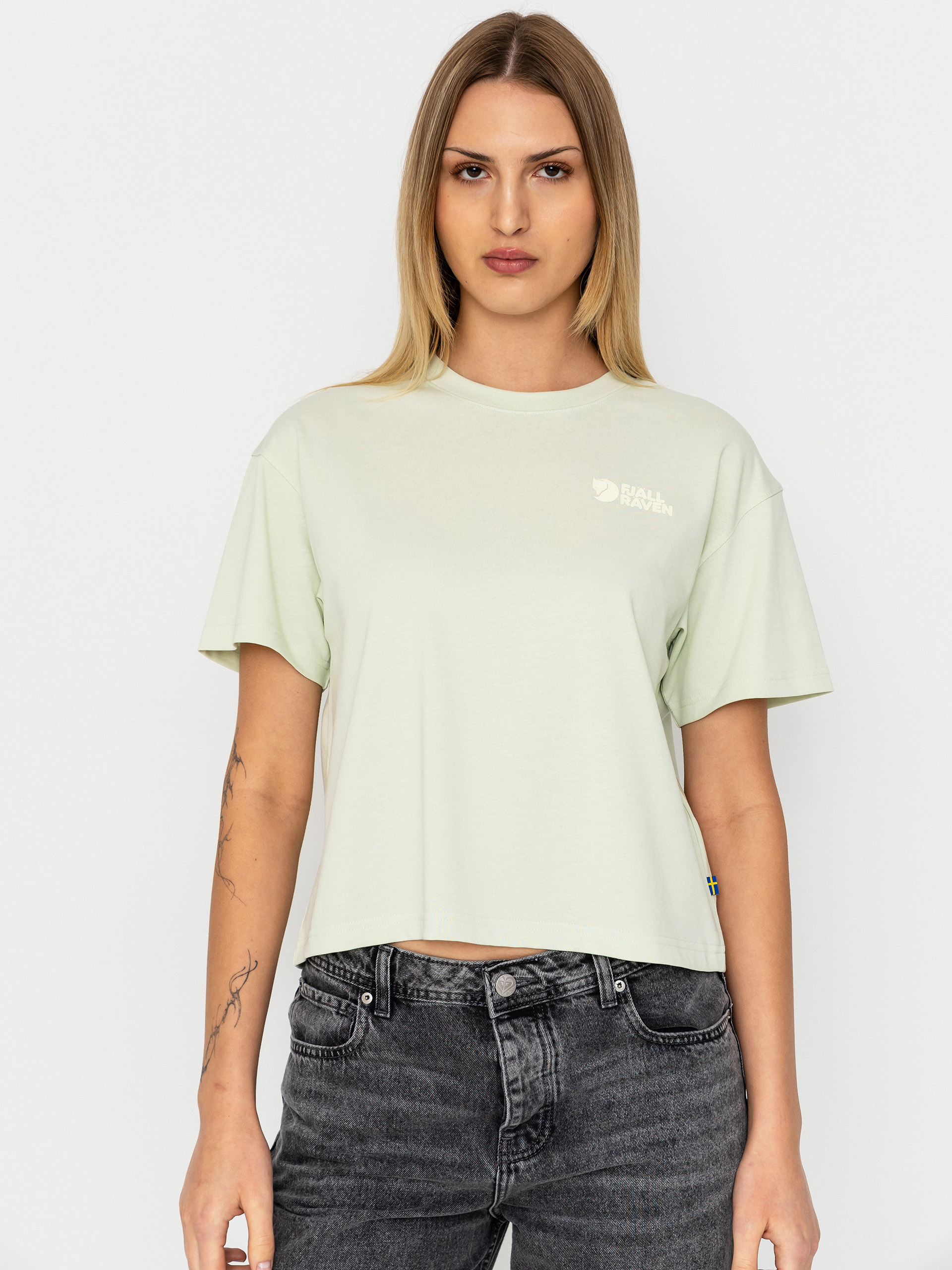 Póló Fjallraven Forest Walk Wmn (soft jade)