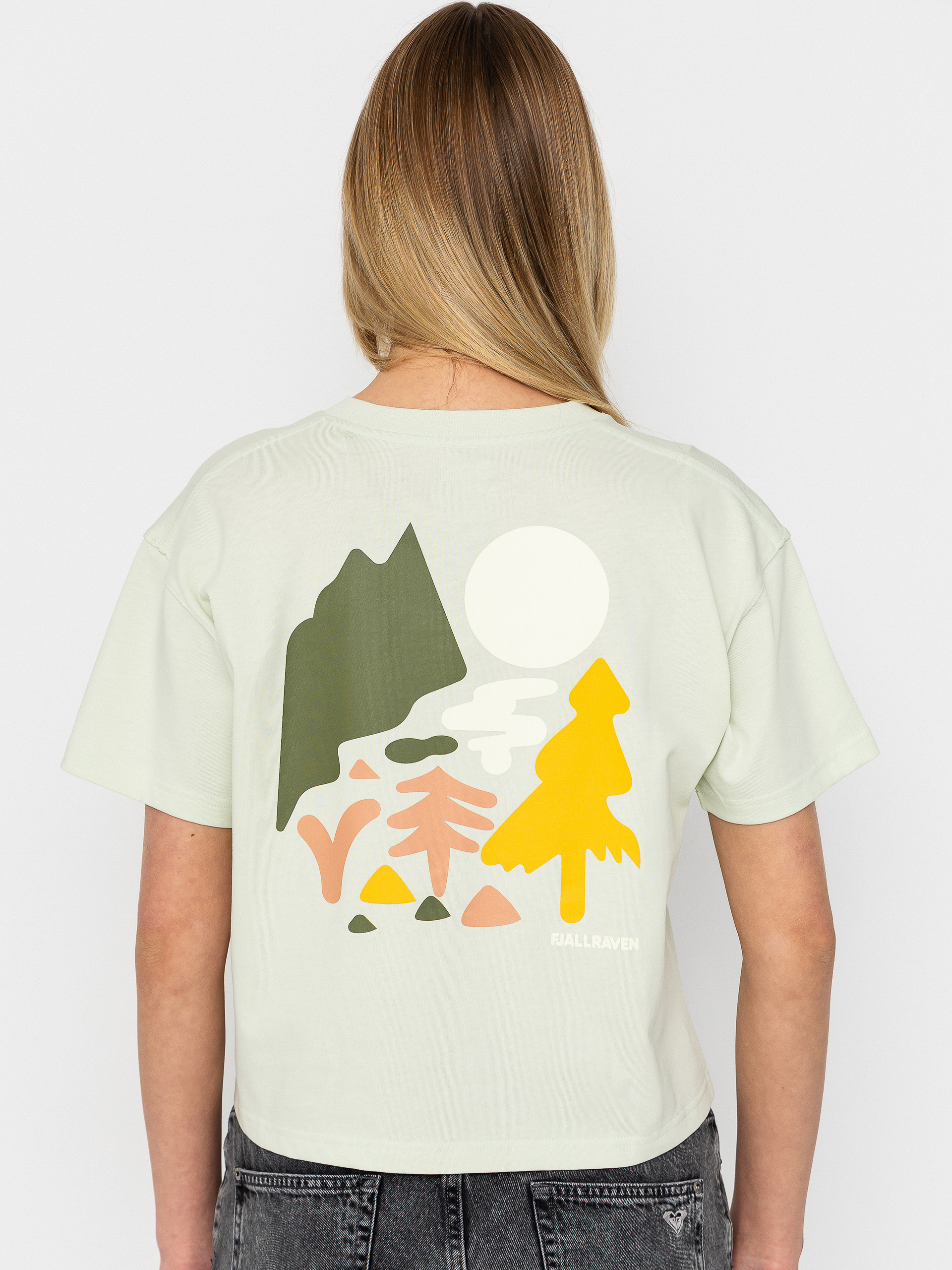 Póló Fjallraven Forest Walk Wmn (soft jade)