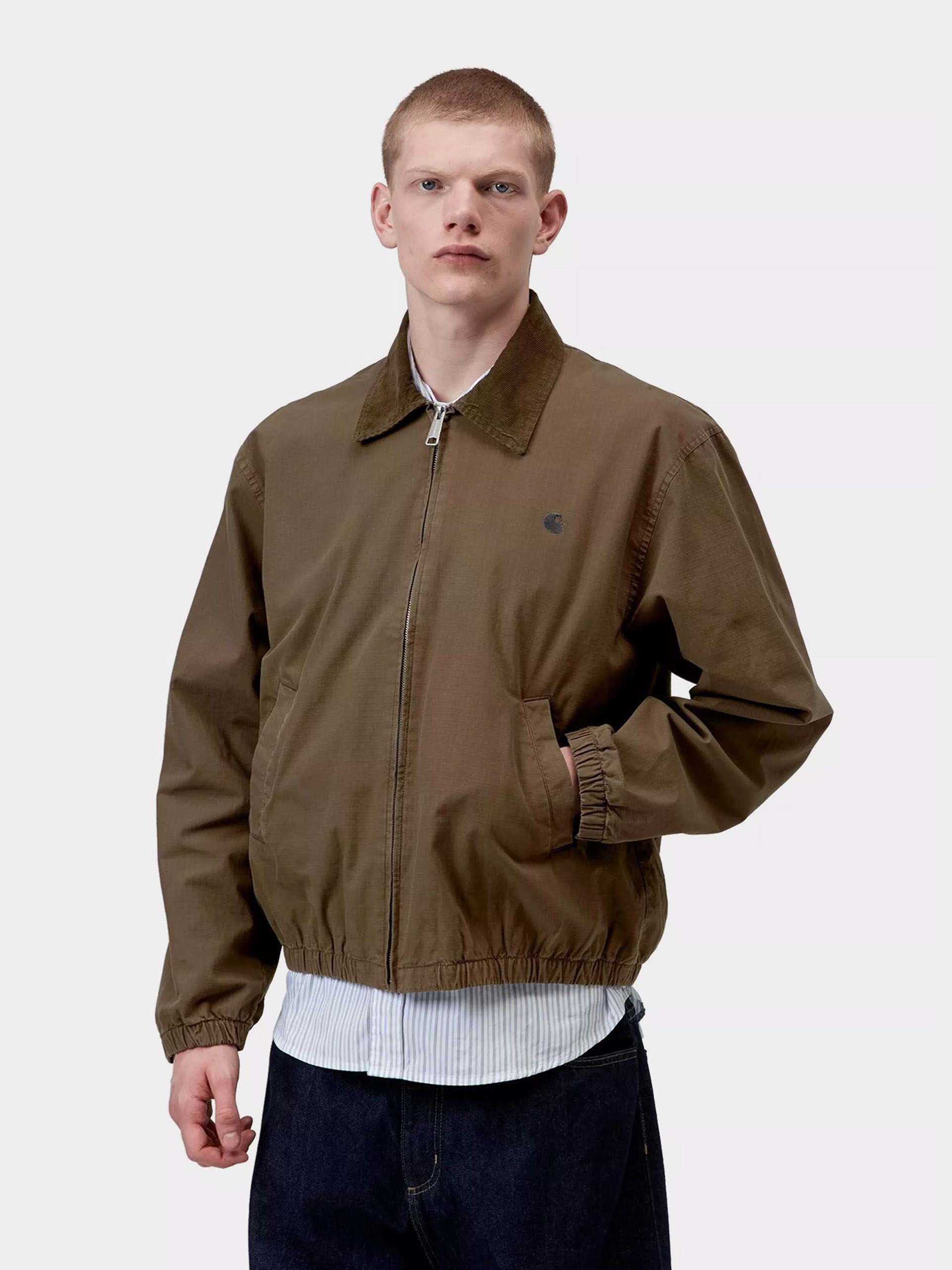Dzseki Carhartt WIP Madison Ripstop (dark beech/black)