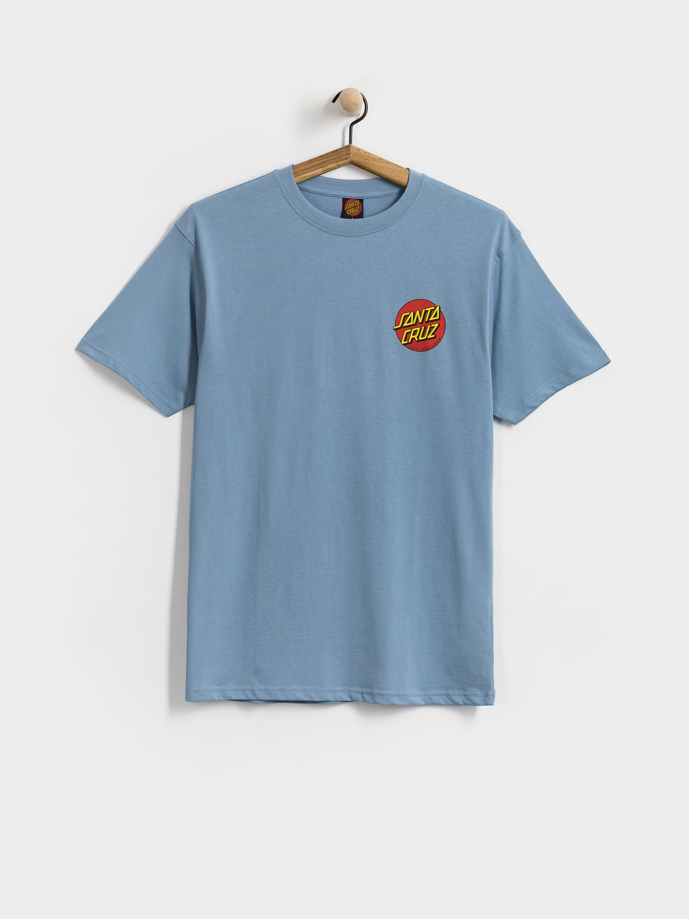Póló Santa Cruz Classic Dot Chest (faded denim)