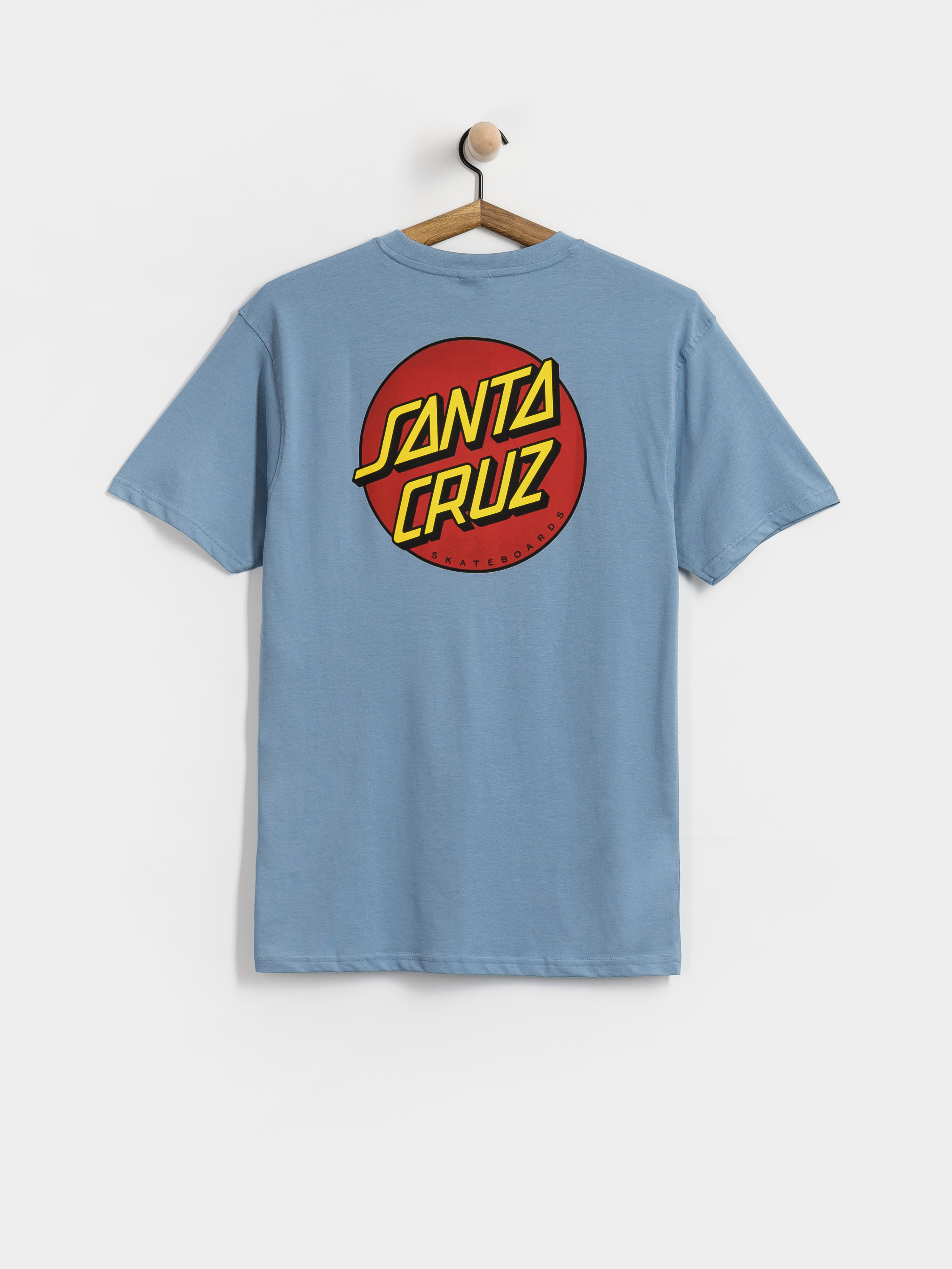 Póló Santa Cruz Classic Dot Chest (faded denim)