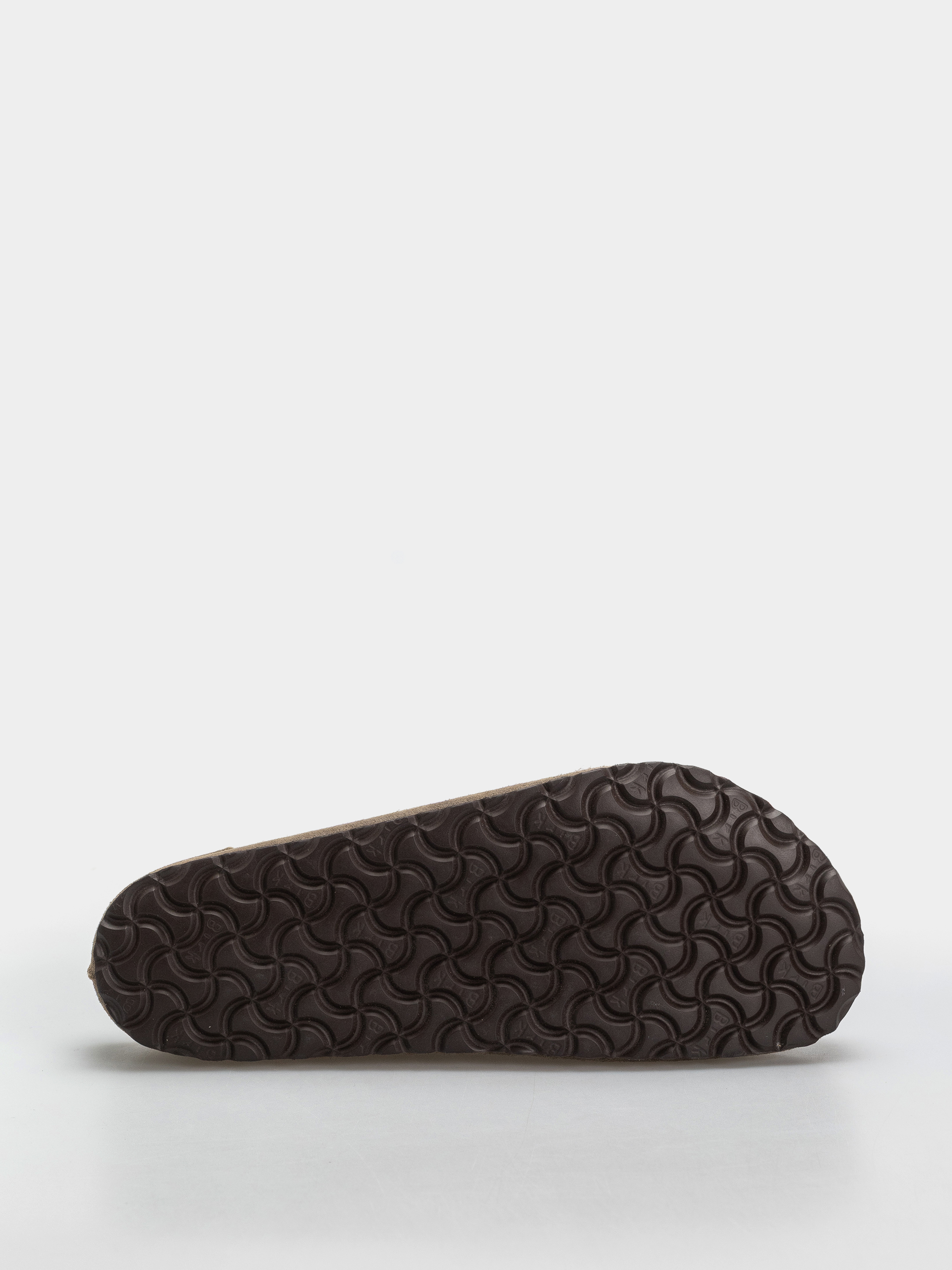 Birkenstock Naples Wrapped Suede Leather Regular Flip-flop papucsok (taupe)