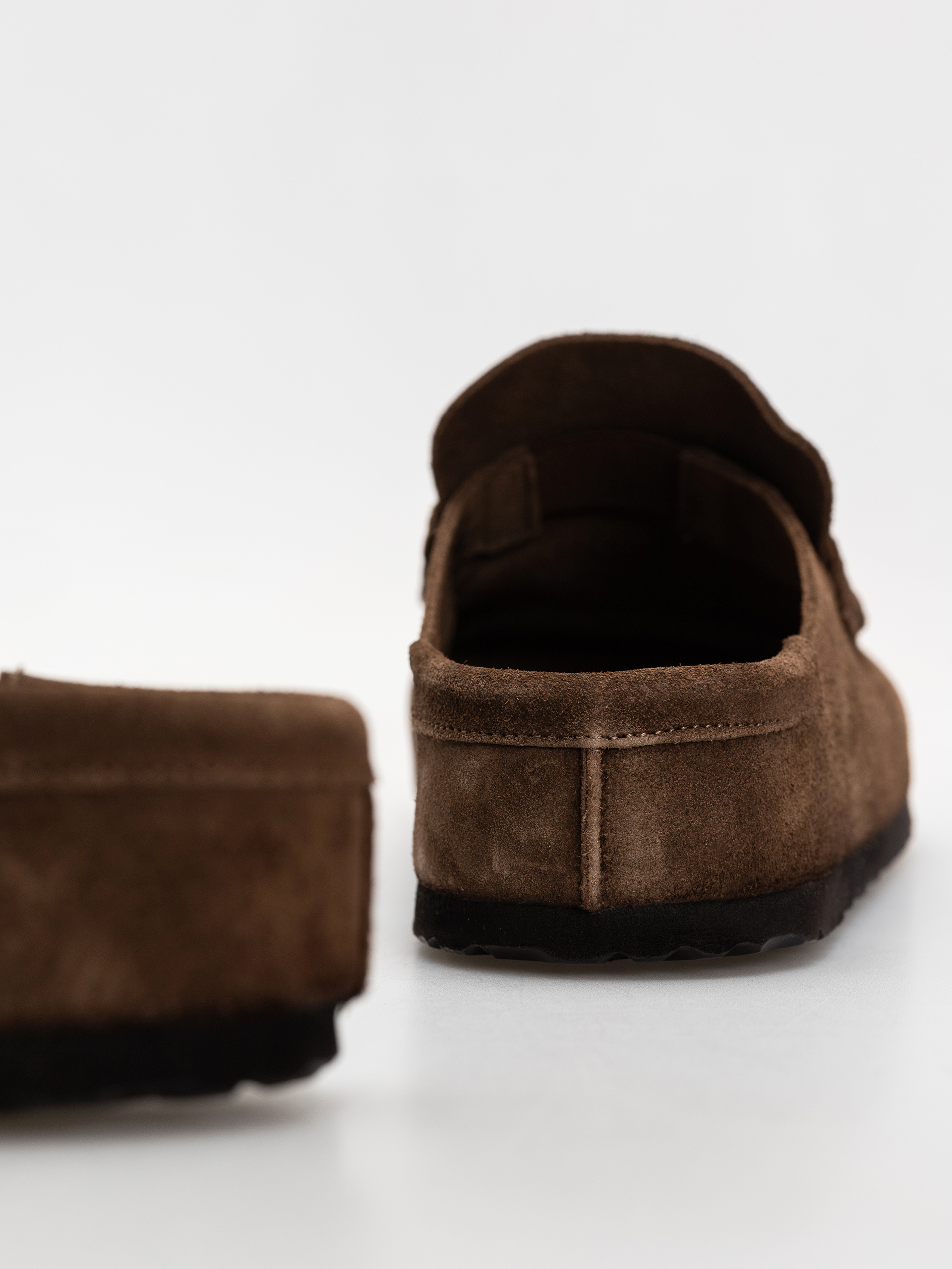 Birkenstock Naples Wrapped Suede Leather Regular Flip-flop papucsok (carafe)