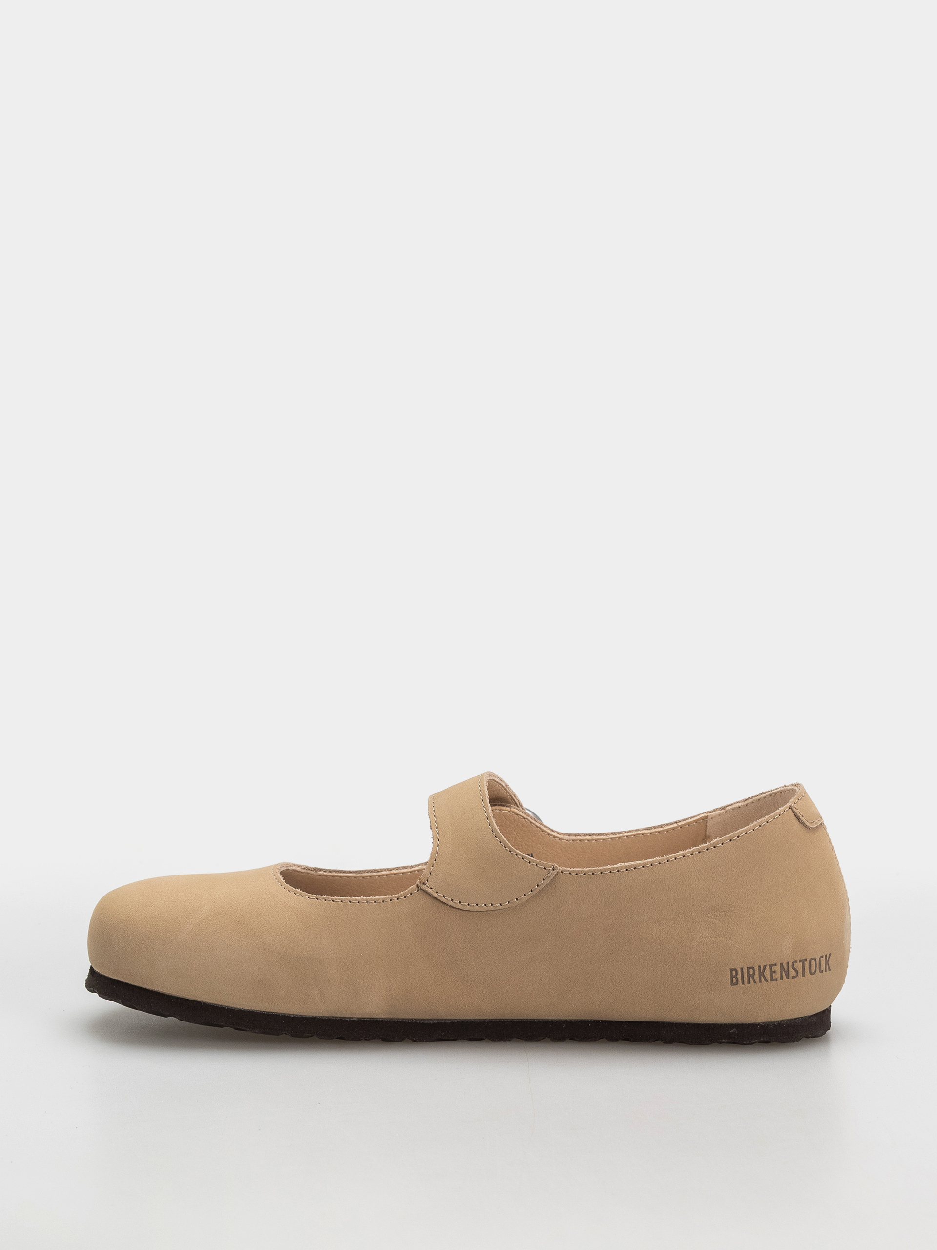Birkenstock Santa Clarita Nubuck Leather Narrow Wmn Flip-flop papucsok (sandcastle)