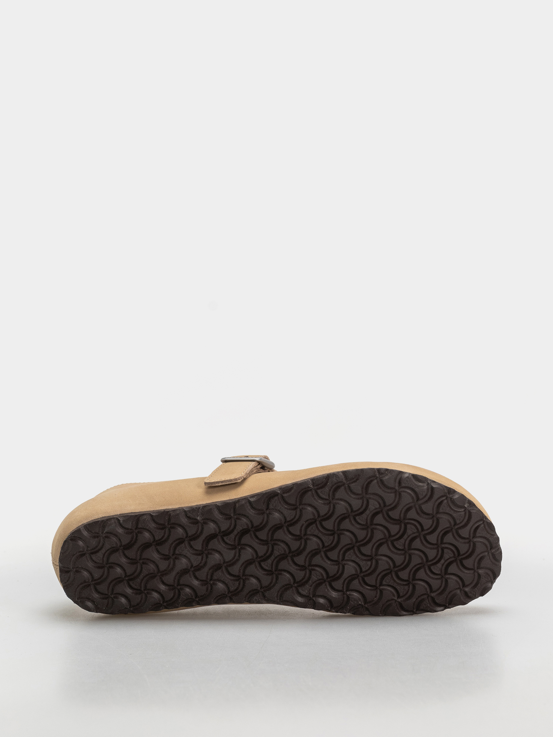 Birkenstock Santa Clarita Nubuck Leather Narrow Wmn Flip-flop papucsok (sandcastle)