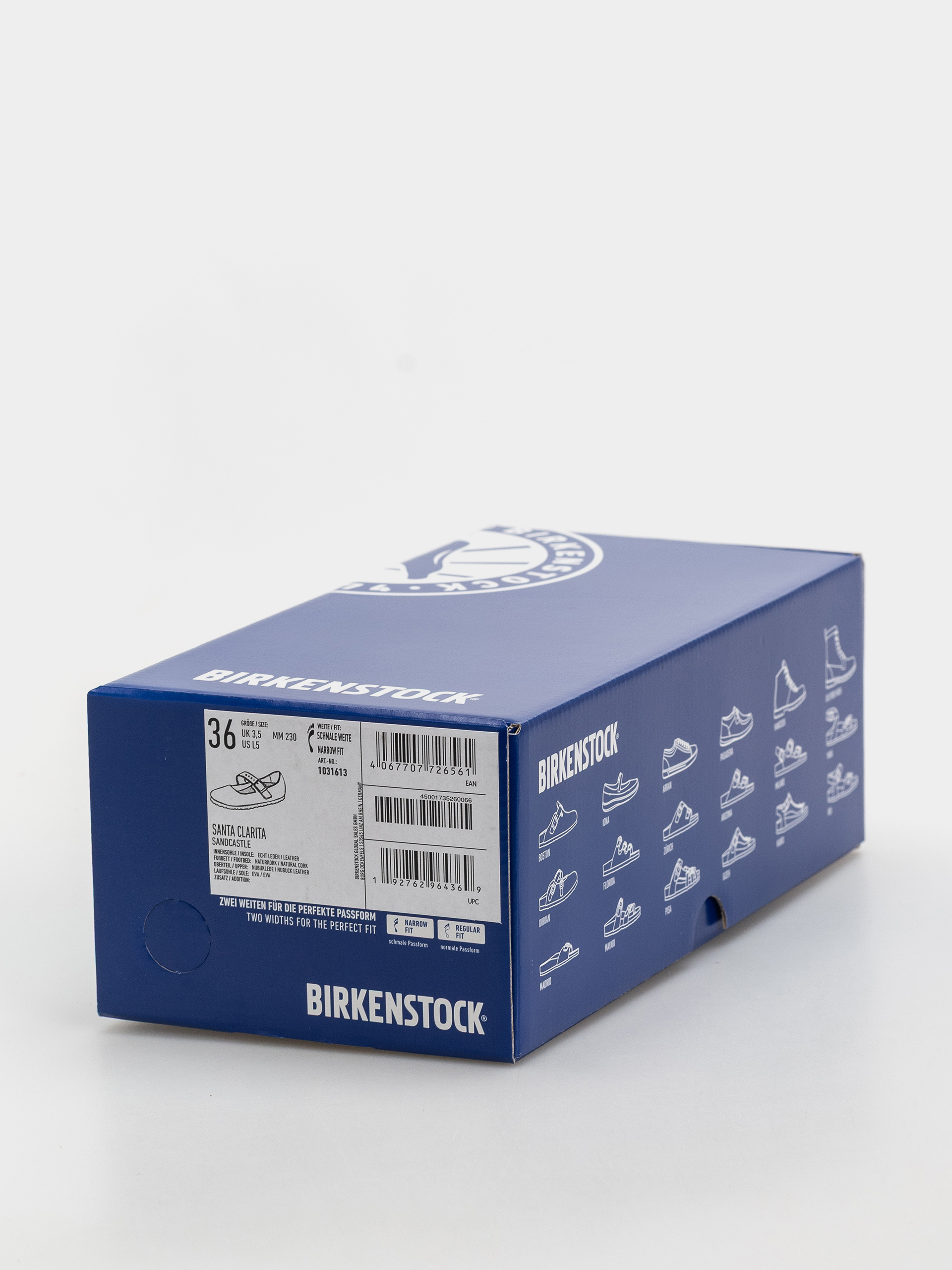 Birkenstock Santa Clarita Nubuck Leather Narrow Wmn Flip-flop papucsok (sandcastle)