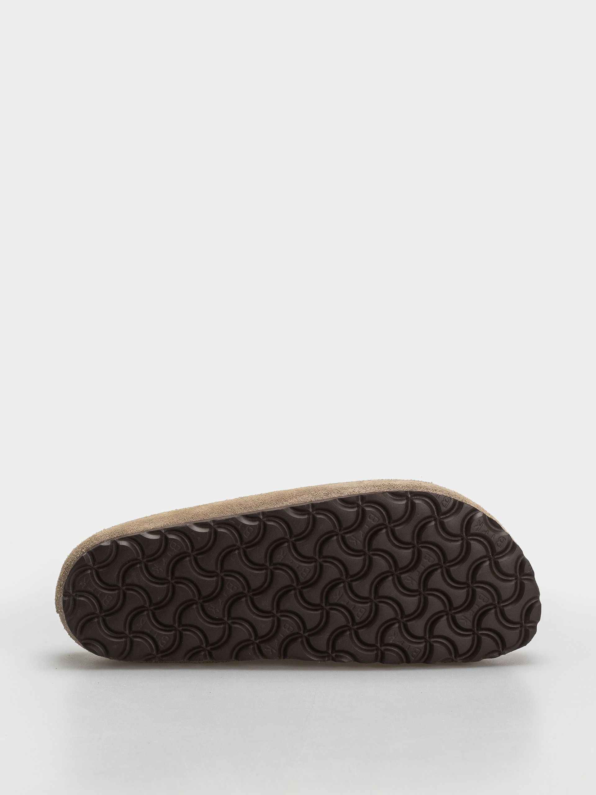Birkenstock Amsterdam Wrapped Suede Leather Narrow Flip-flop papucsok (taupe)