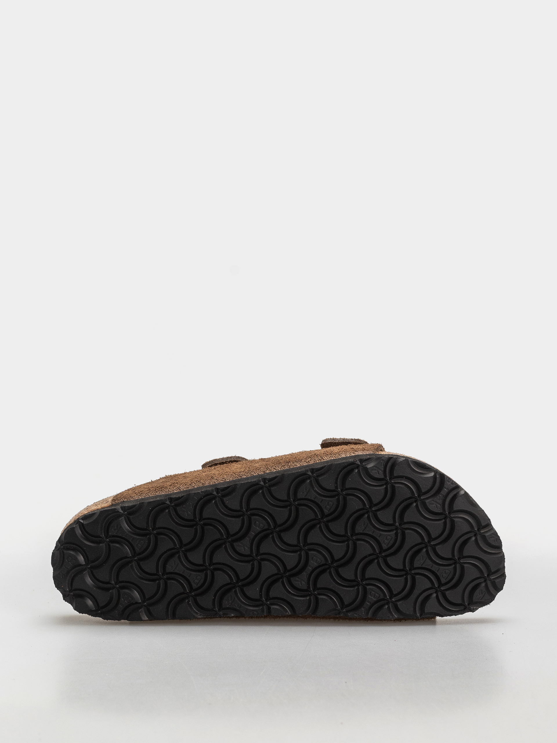 Birkenstock Arizona Suede Leather Narrow Flip-flop papucsok (dark tea)