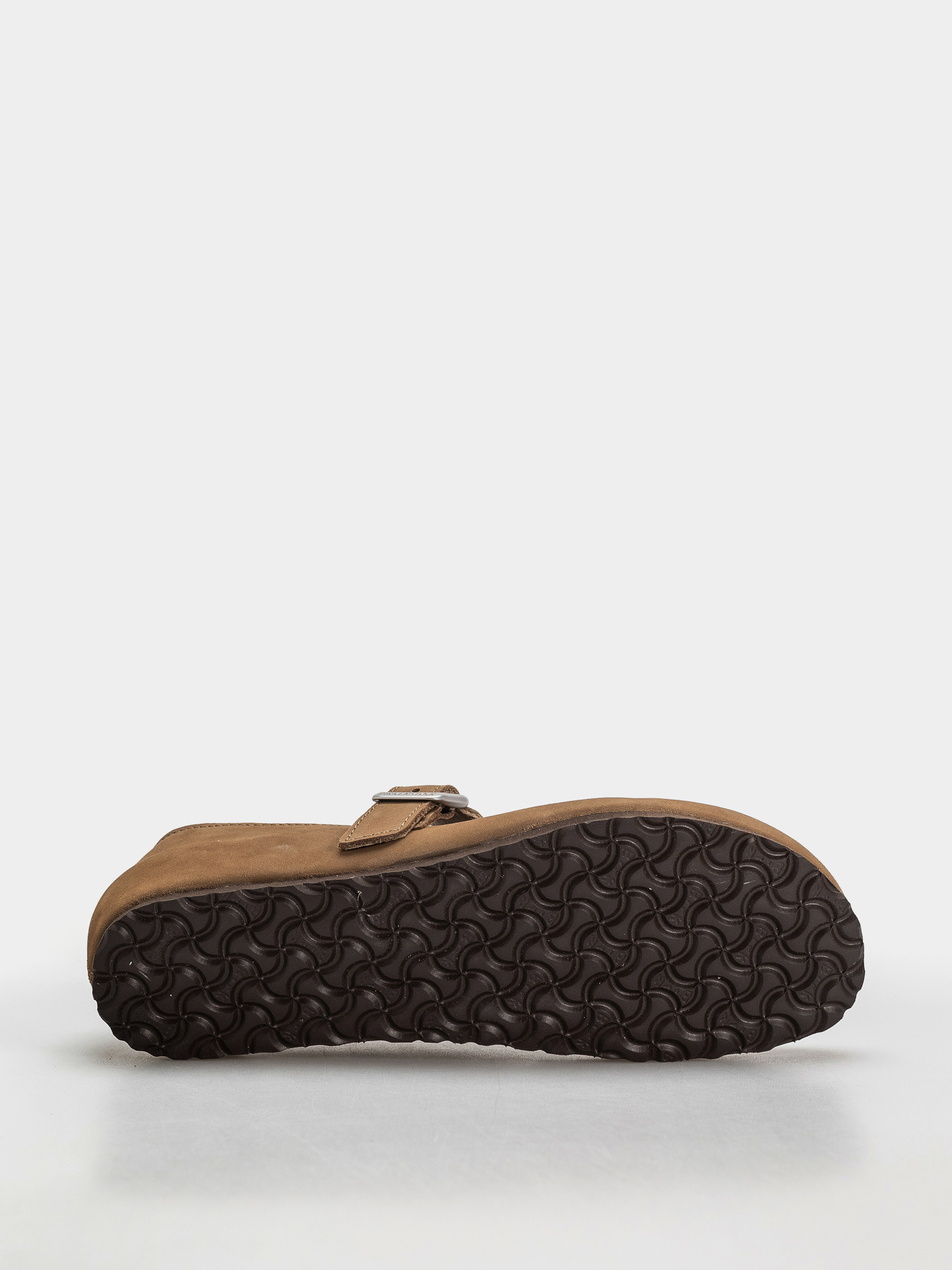 Birkenstock Santa Clarita Nubuck Leather Narrow Wmn Flip-flop papucsok (dark tea)