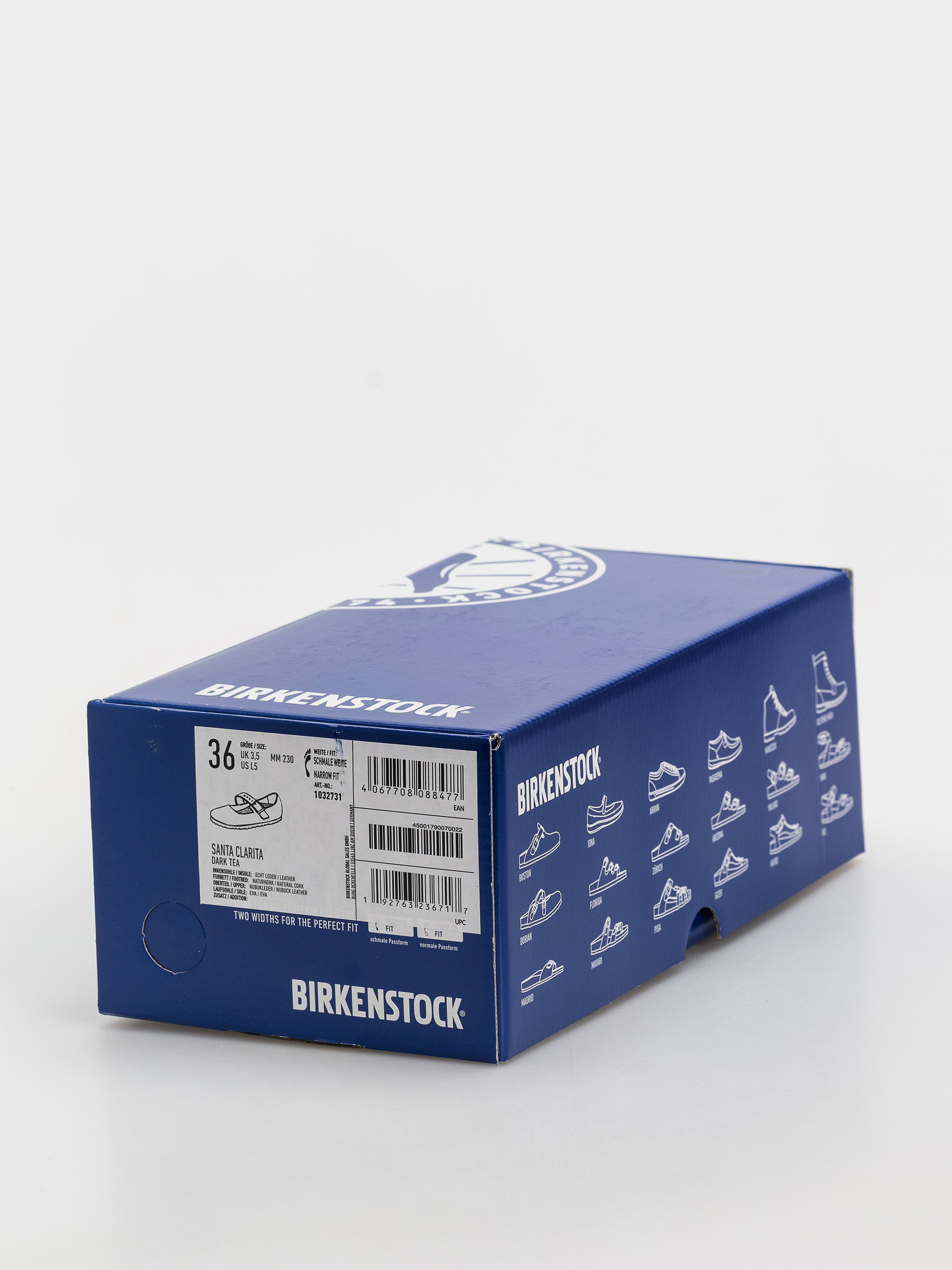 Birkenstock Santa Clarita Nubuck Leather Narrow Wmn Flip-flop papucsok (dark tea)