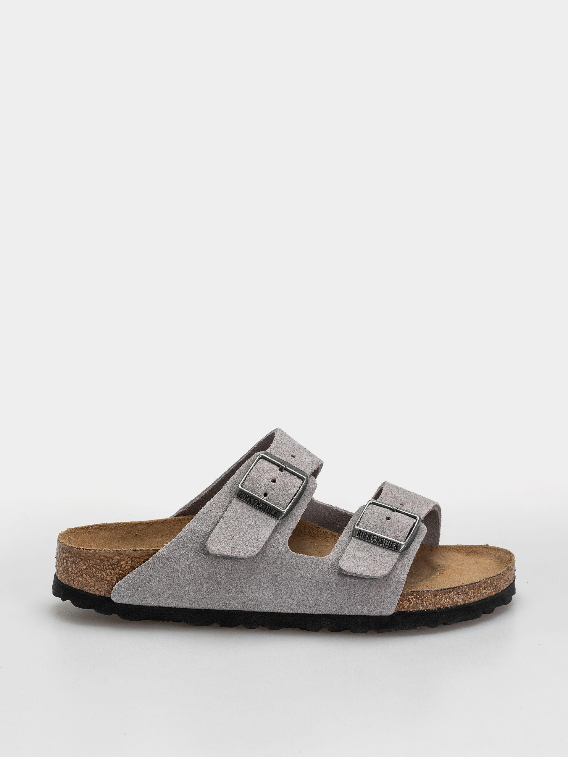 Birkenstock Arizona Suede Leather Narrow Flip-flop papucsok (lavender sky)
