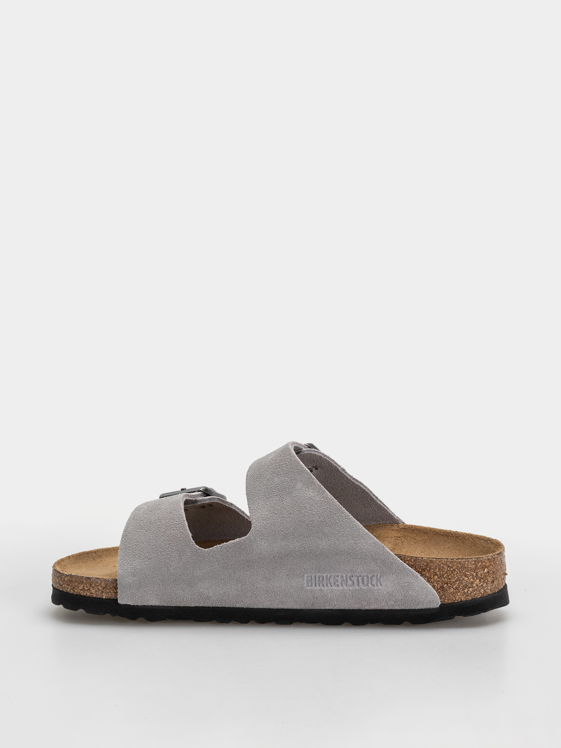 Birkenstock Arizona Suede Leather Narrow Flip-flop papucsok (lavender sky)
