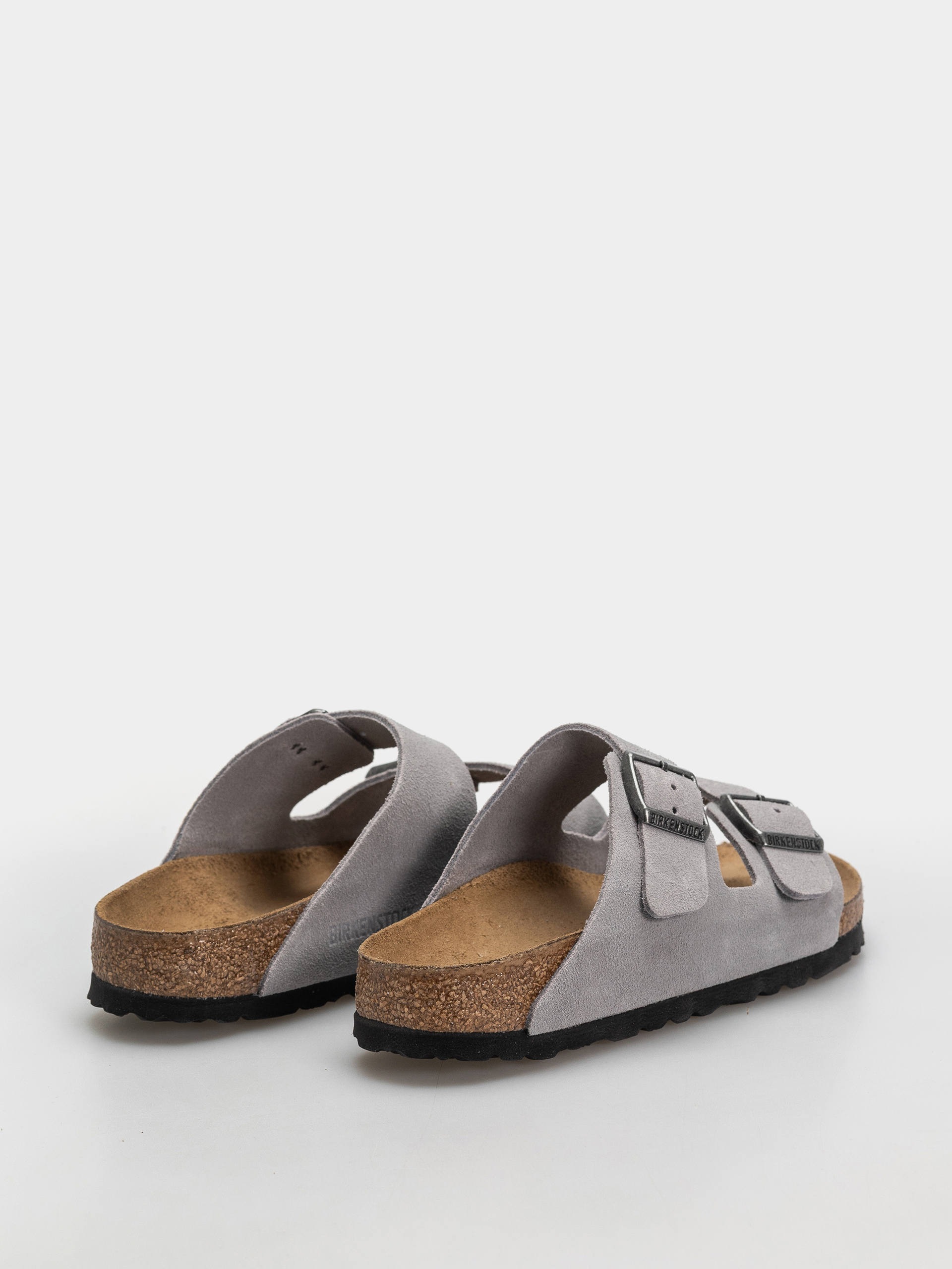 Birkenstock Arizona Suede Leather Narrow Flip-flop papucsok (lavender sky)