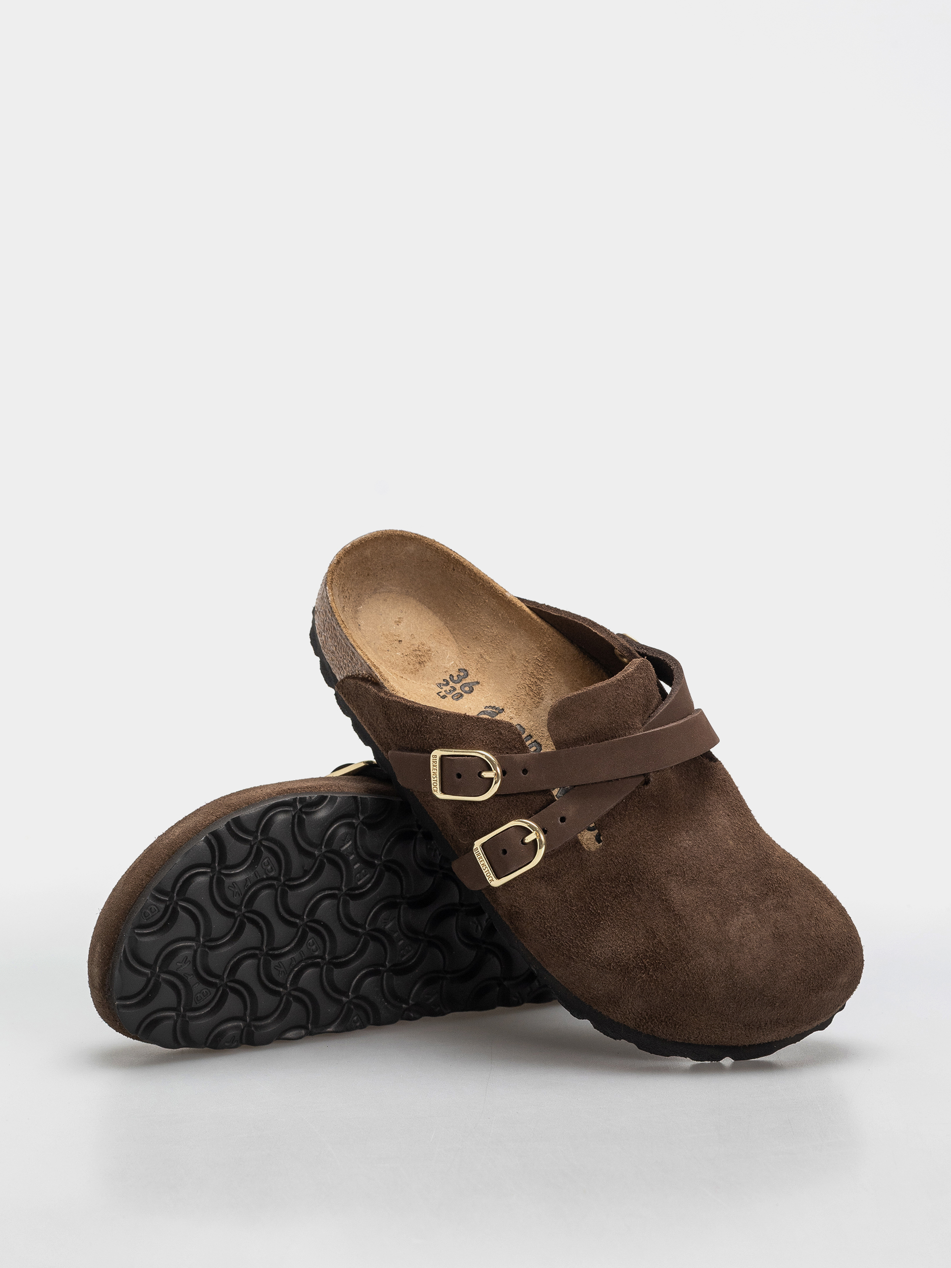 Birkenstock Blair Suede Leather Narrow Wmn Flip-flop papucsok (carafe)