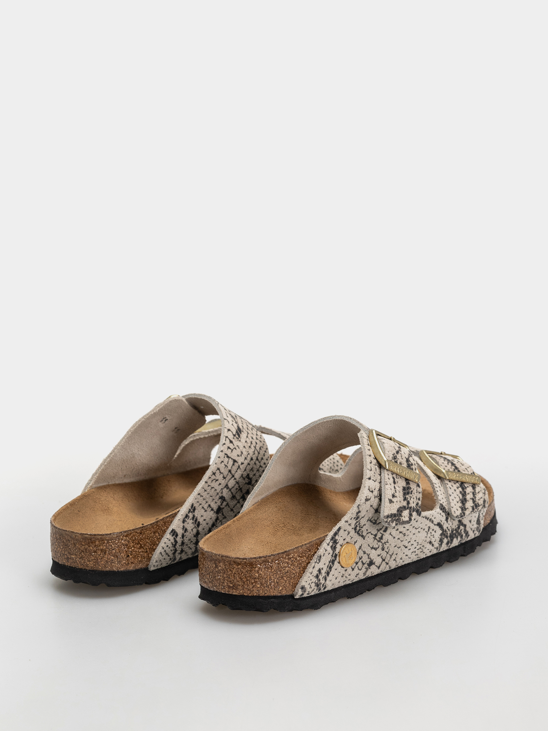 Birkenstock Arizona Suede Leather Narrow Wmn Flip-flop papucsok (snake oyster)