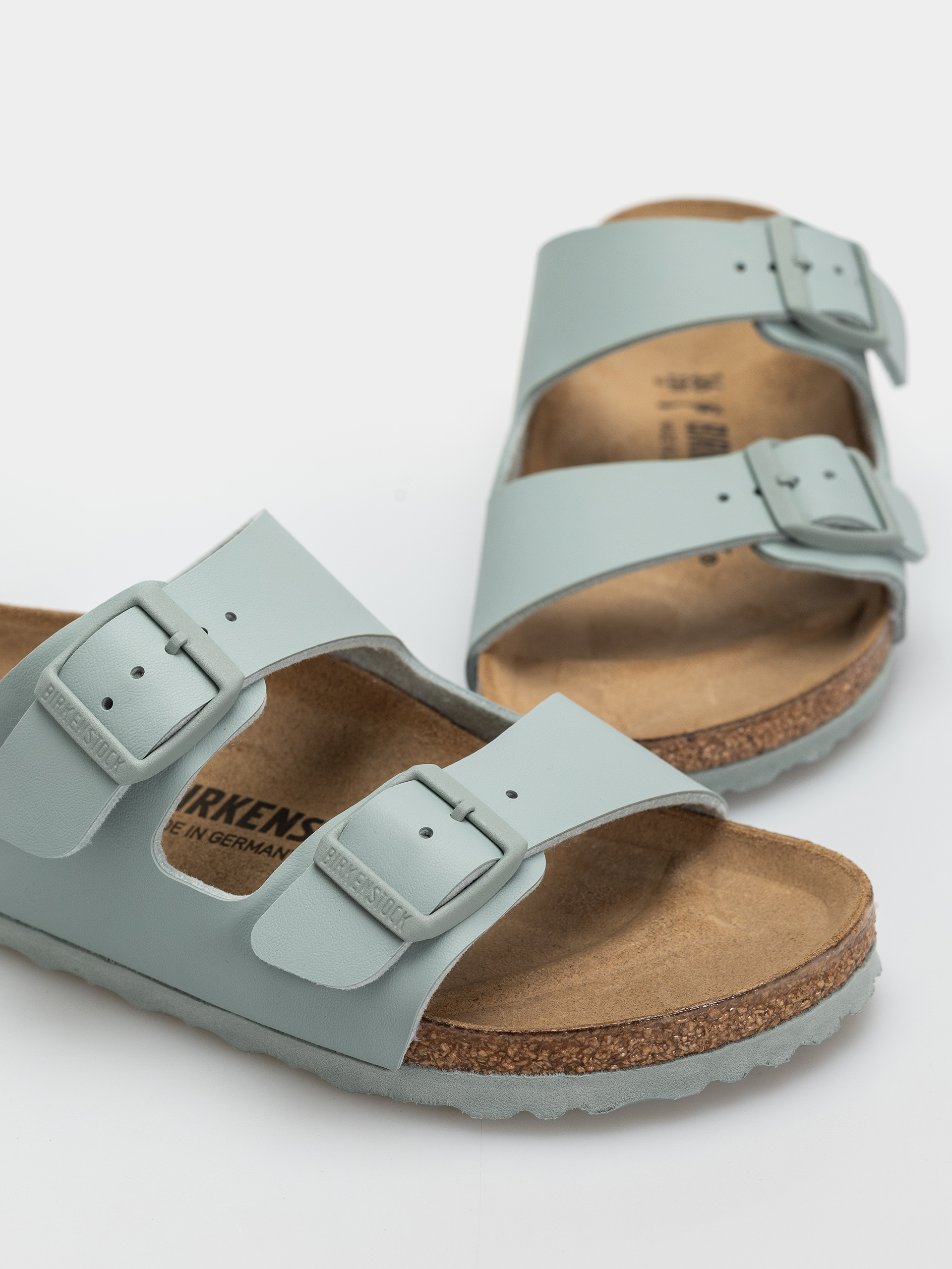 Birkenstock Arizona Birko Flor Narrow Flip-flop papucsok (pure sage)