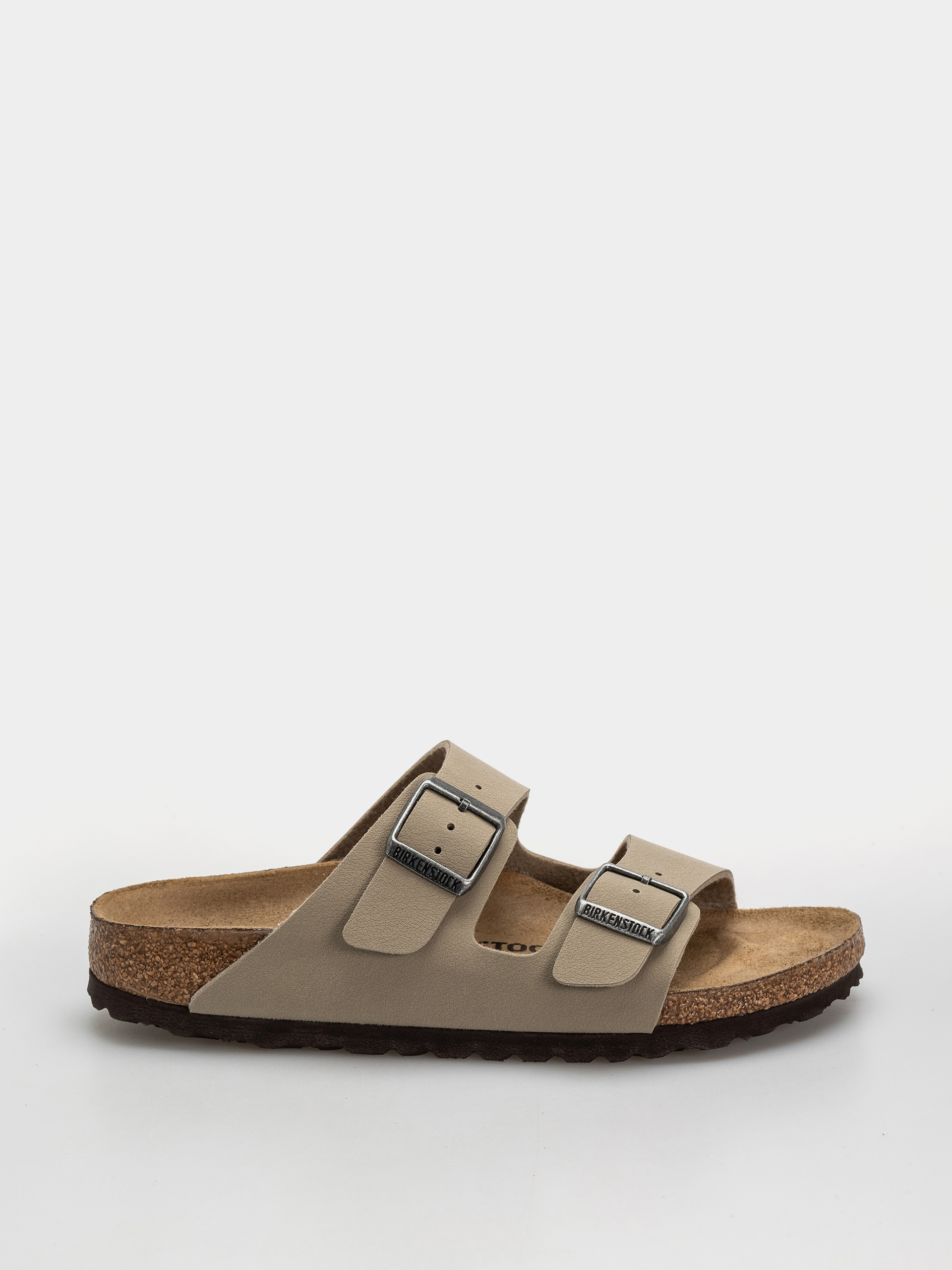 Birkenstock Arizona Birko Flor Narrow Flip-flop papucsok (faded khaki/dark brown os)
