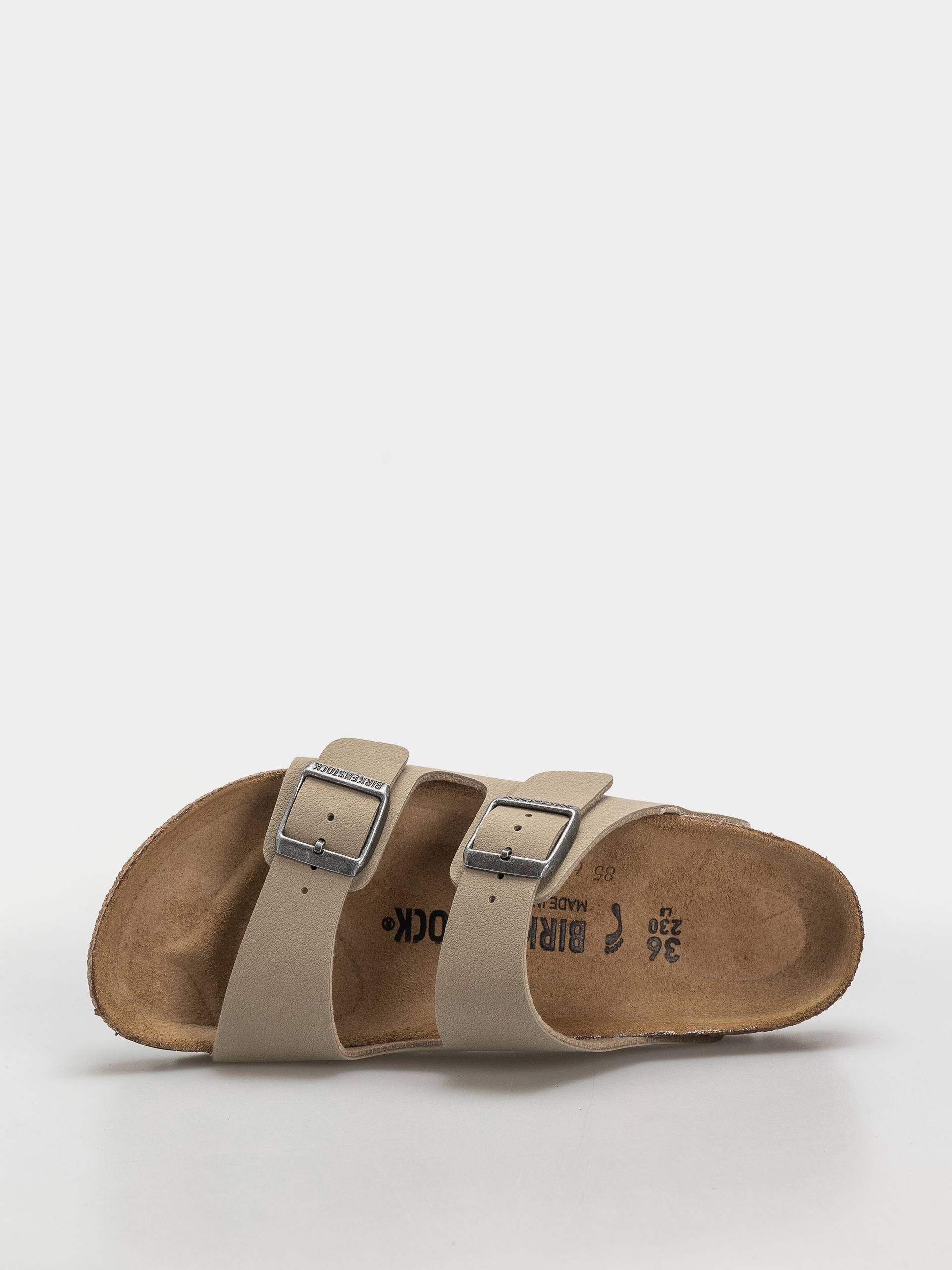 Birkenstock Arizona Birko Flor Narrow Flip-flop papucsok (faded khaki/dark brown os)