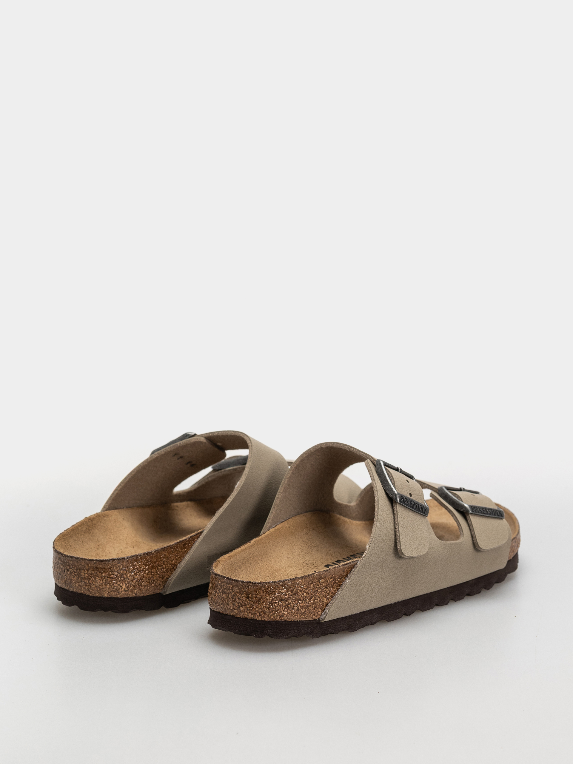Birkenstock Arizona Birko Flor Narrow Flip-flop papucsok (faded khaki/dark brown os)