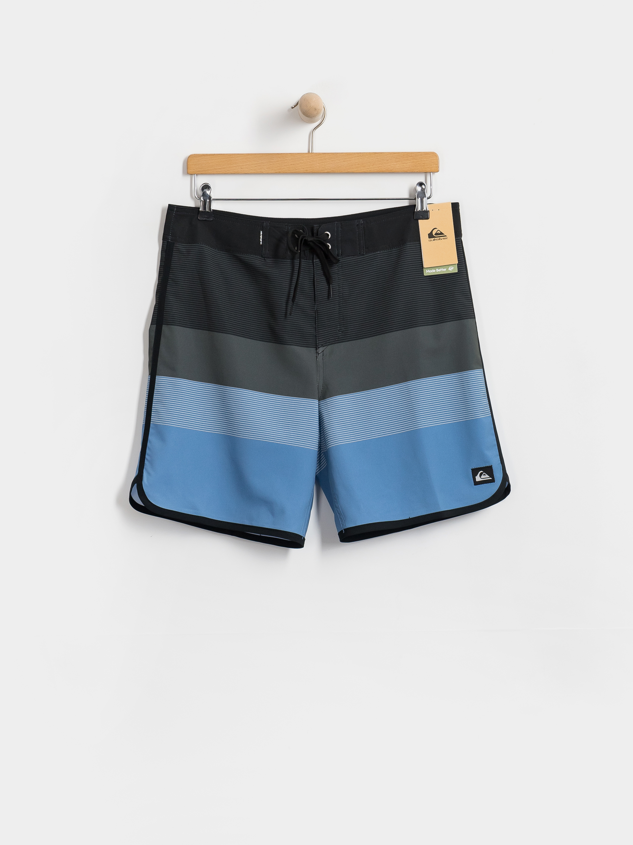 Boardshort Quiksilver Surfsilk Scallop 18 (black tijuana)