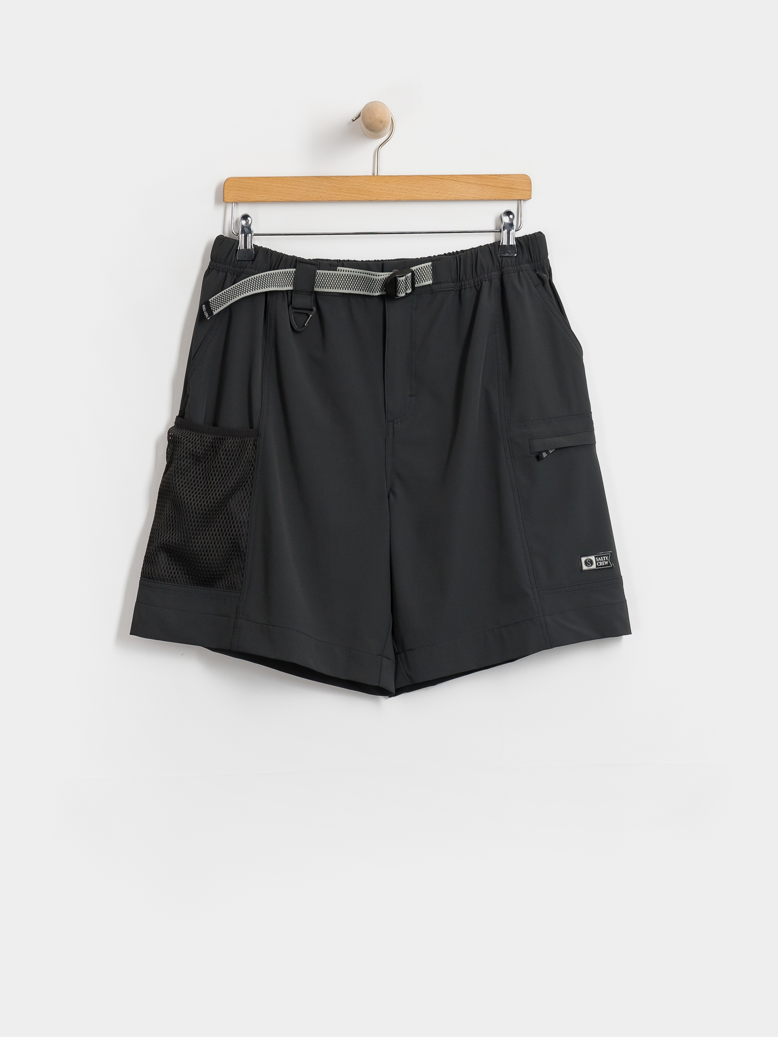 Salty Crew Net Walshort Rövidnadrág (pirate black)
