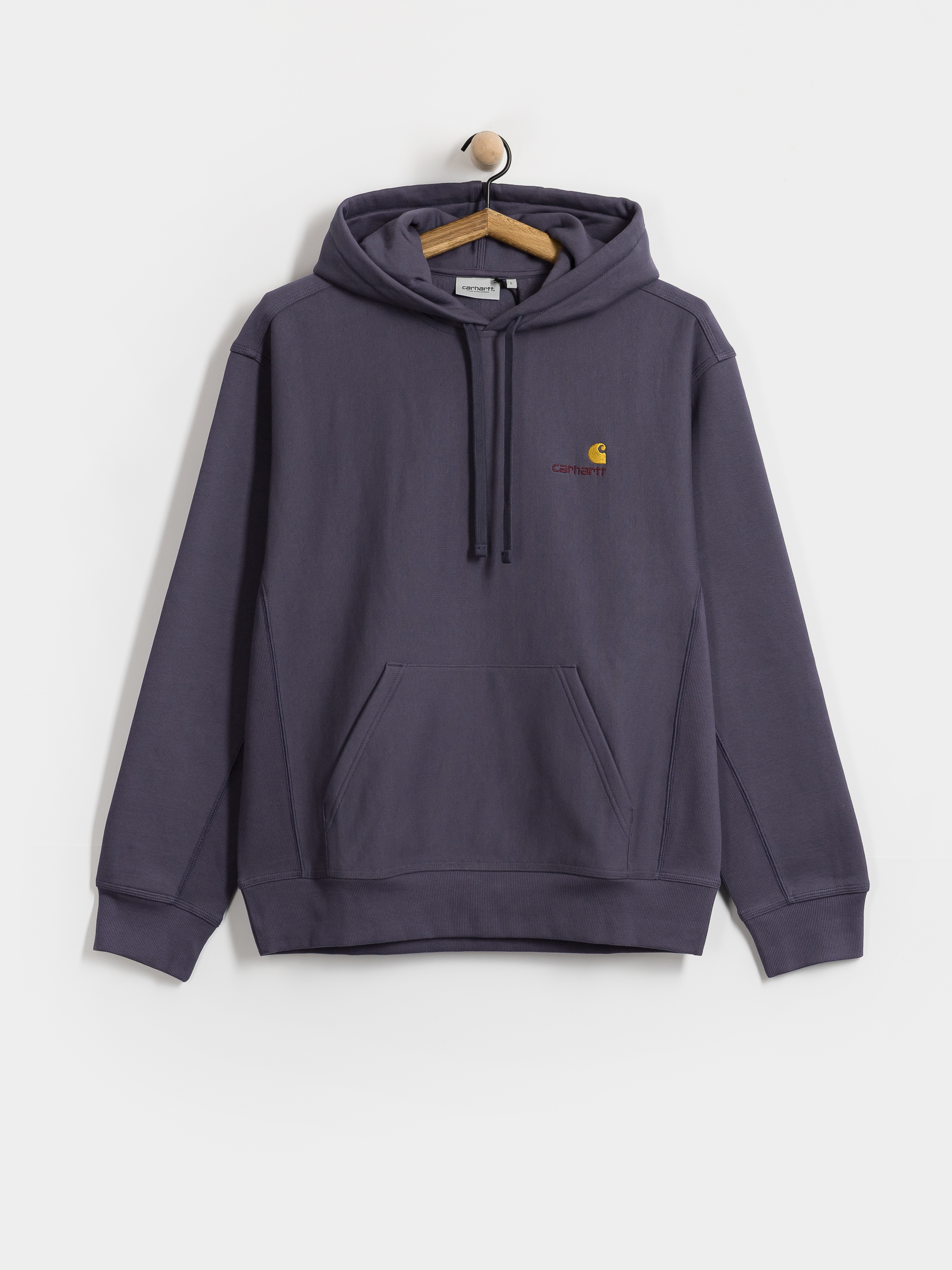 Carhartt WIP American Script HD Kapucnis pulóver (shady purple)