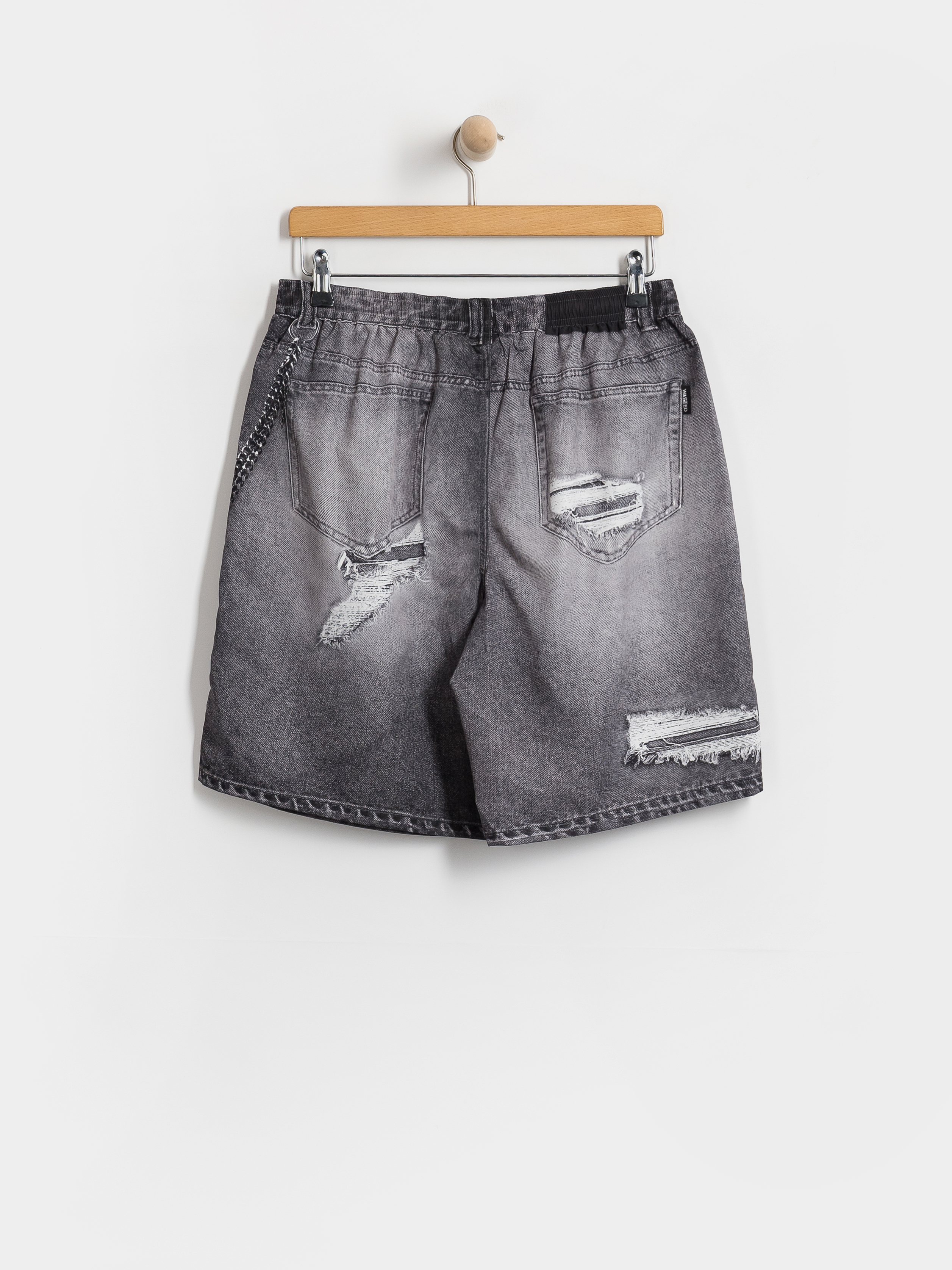 Wasted Paris Destroy Trompe L'Oeil Swimsuit Rövidnadrág (faded black)