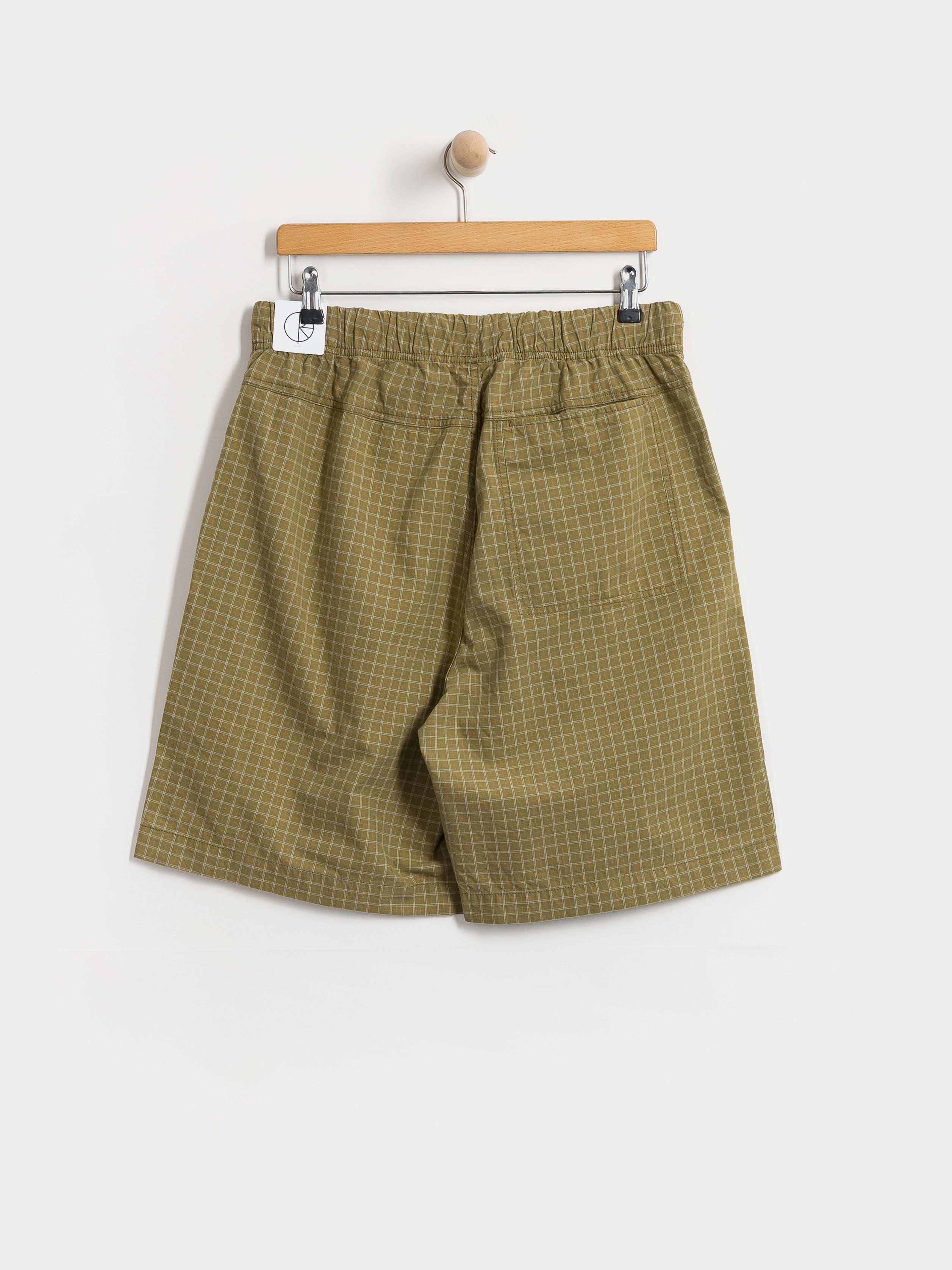 Polar Skate Hike Cotton Rövidnadrág (olive check)