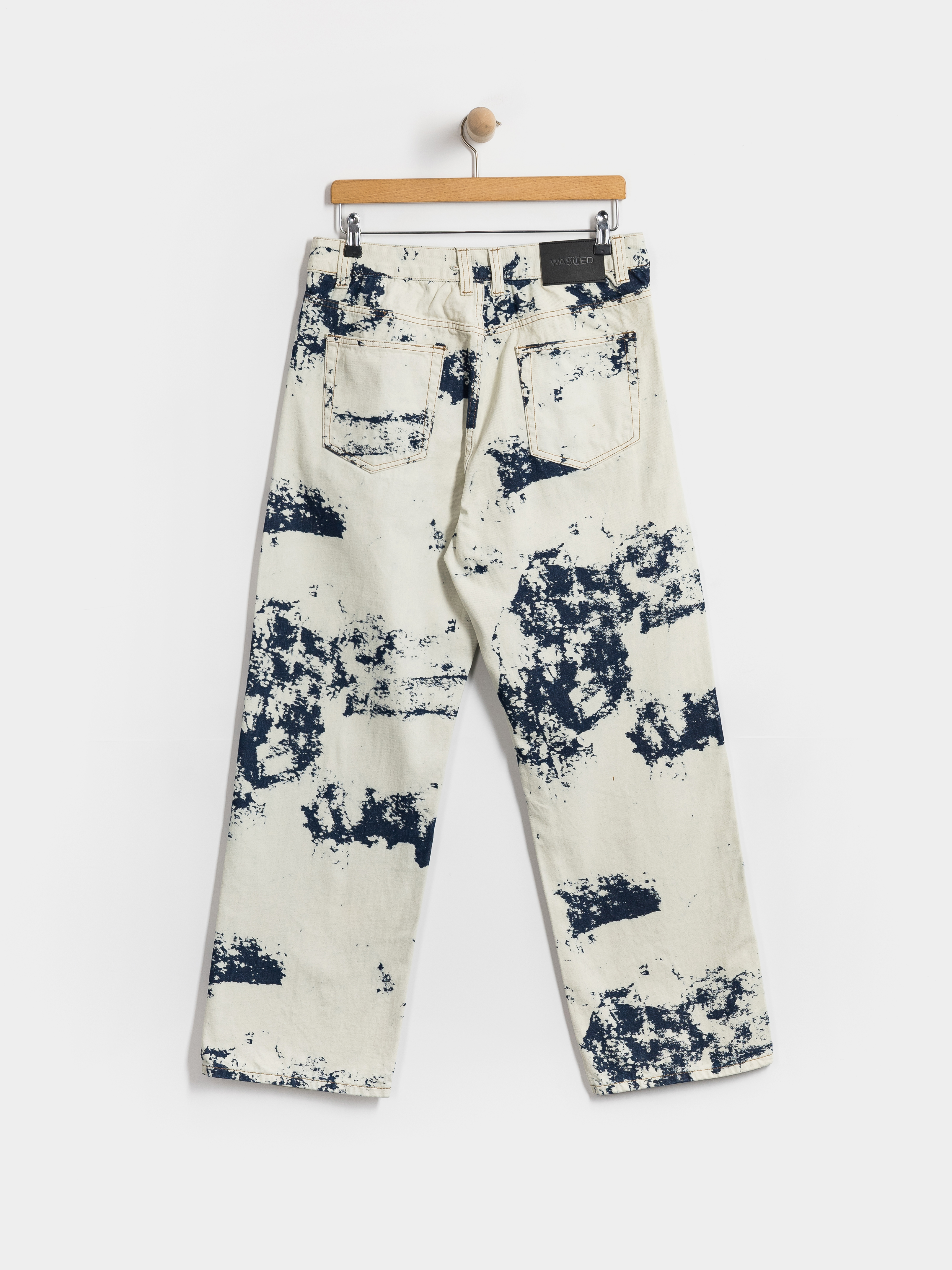 Wasted Paris Bleached Manc Kisnadrág (acid washed blue)