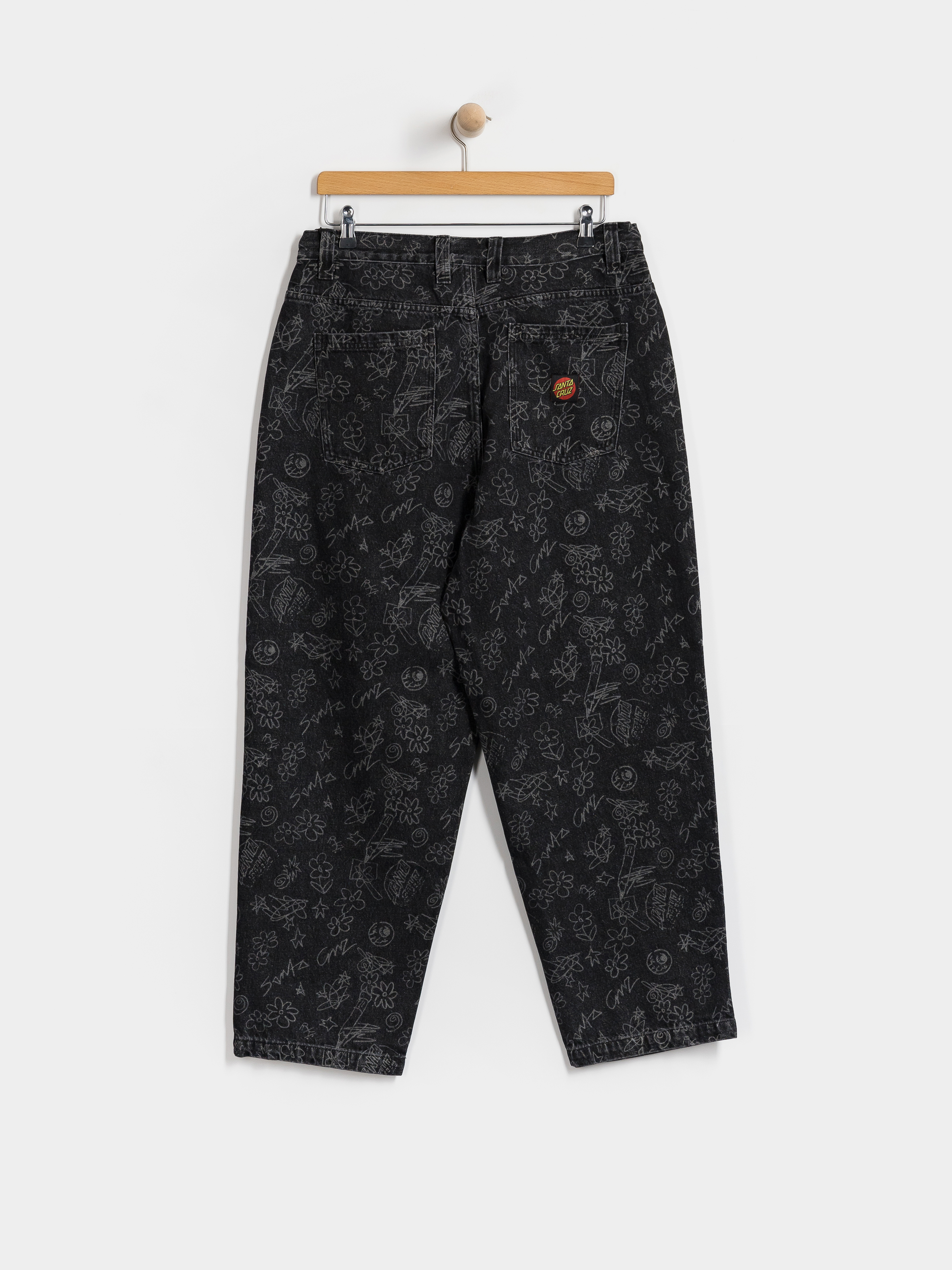 Santa Cruz Big Pants Kisnadrág (artificial scribble)