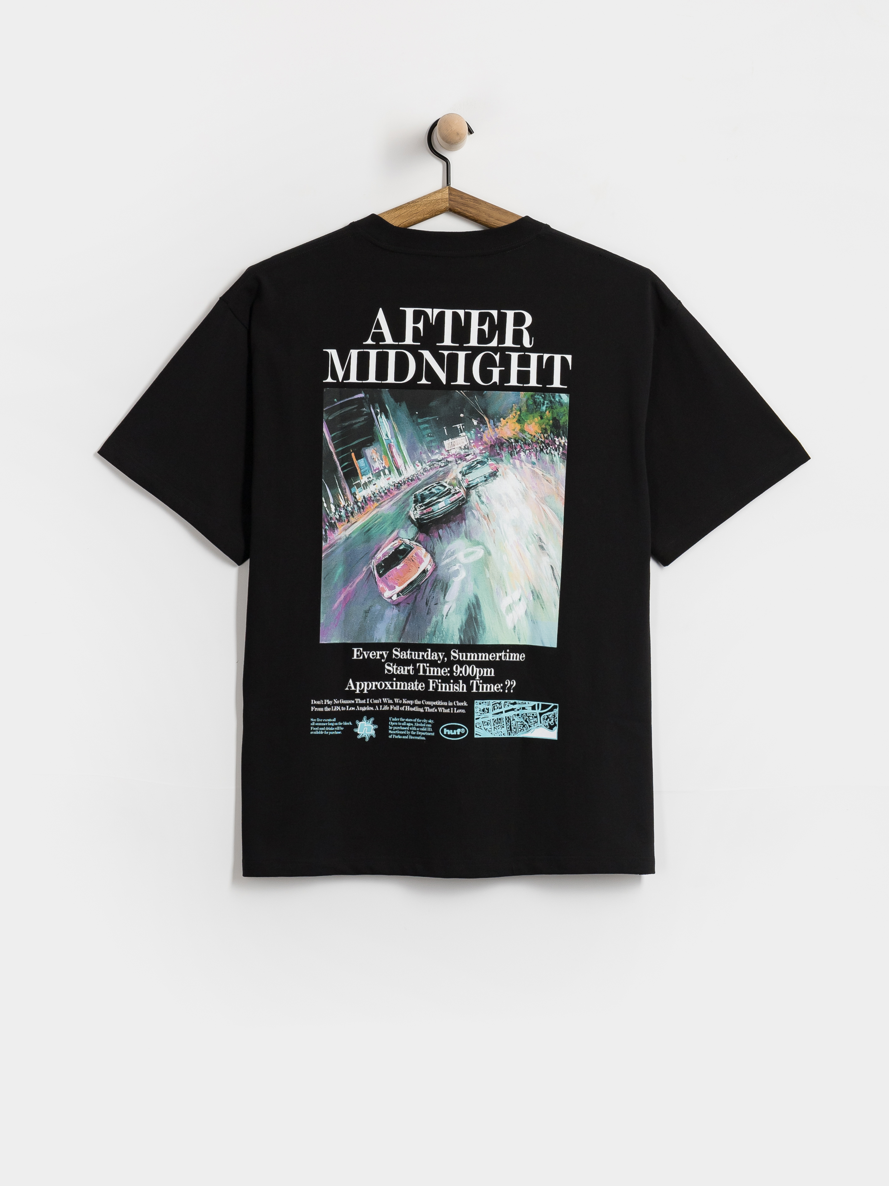 HUF After Midnight Póló (black)