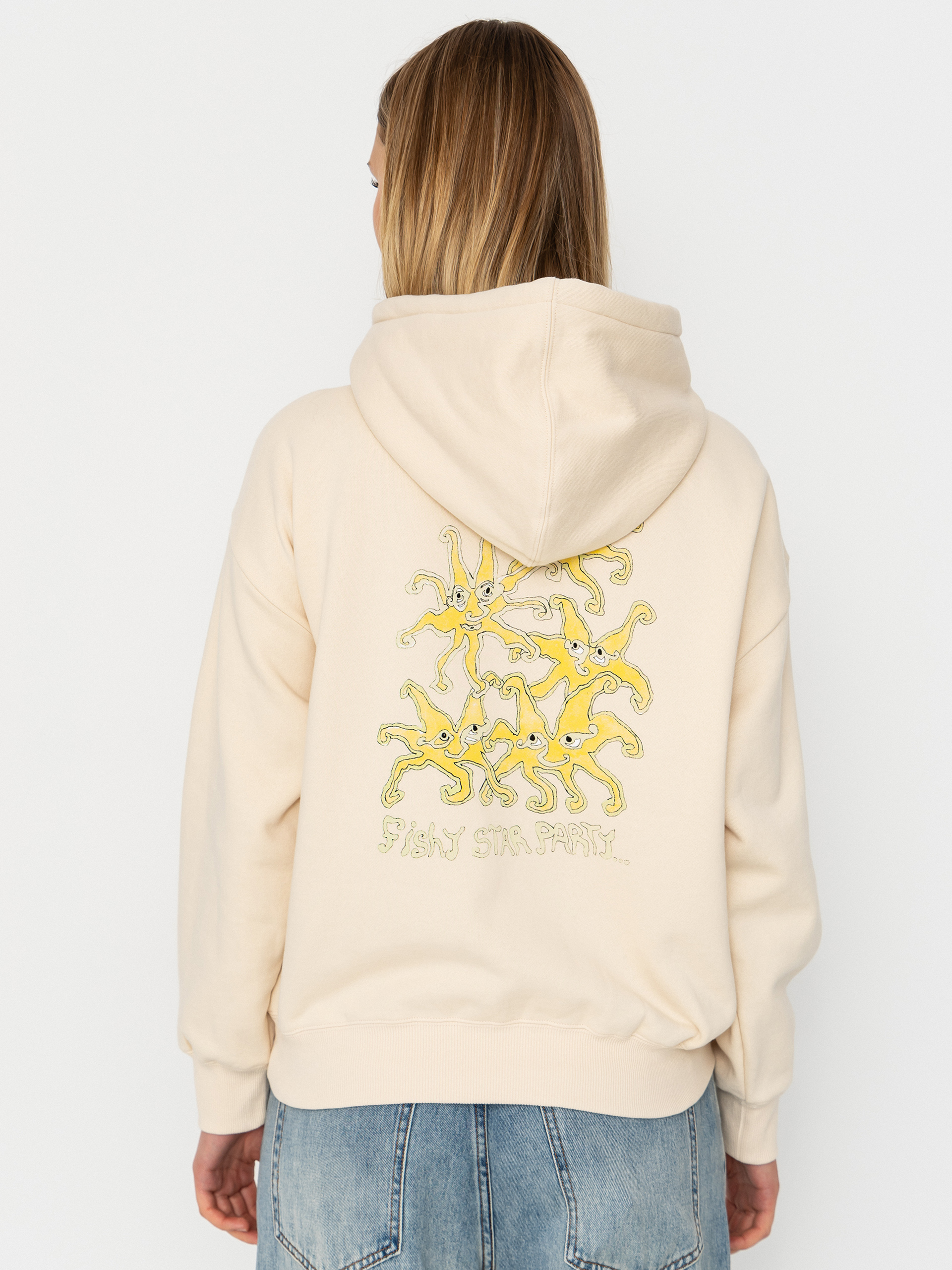 Volcom Moove On HD Wmn Kapucnis pulóver (vintage white)