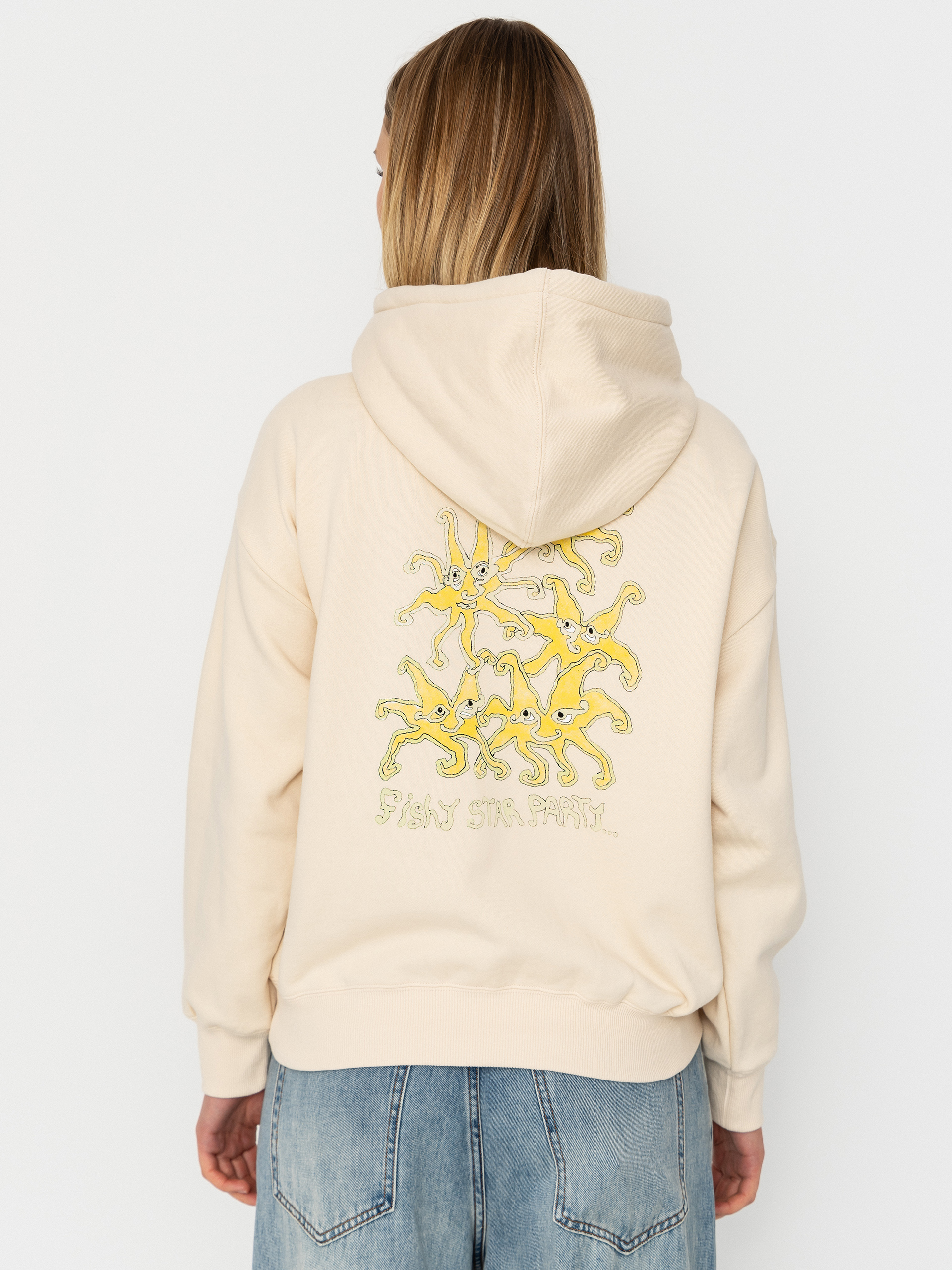 Volcom Moove On HD Wmn Kapucnis pulóver (vintage white)