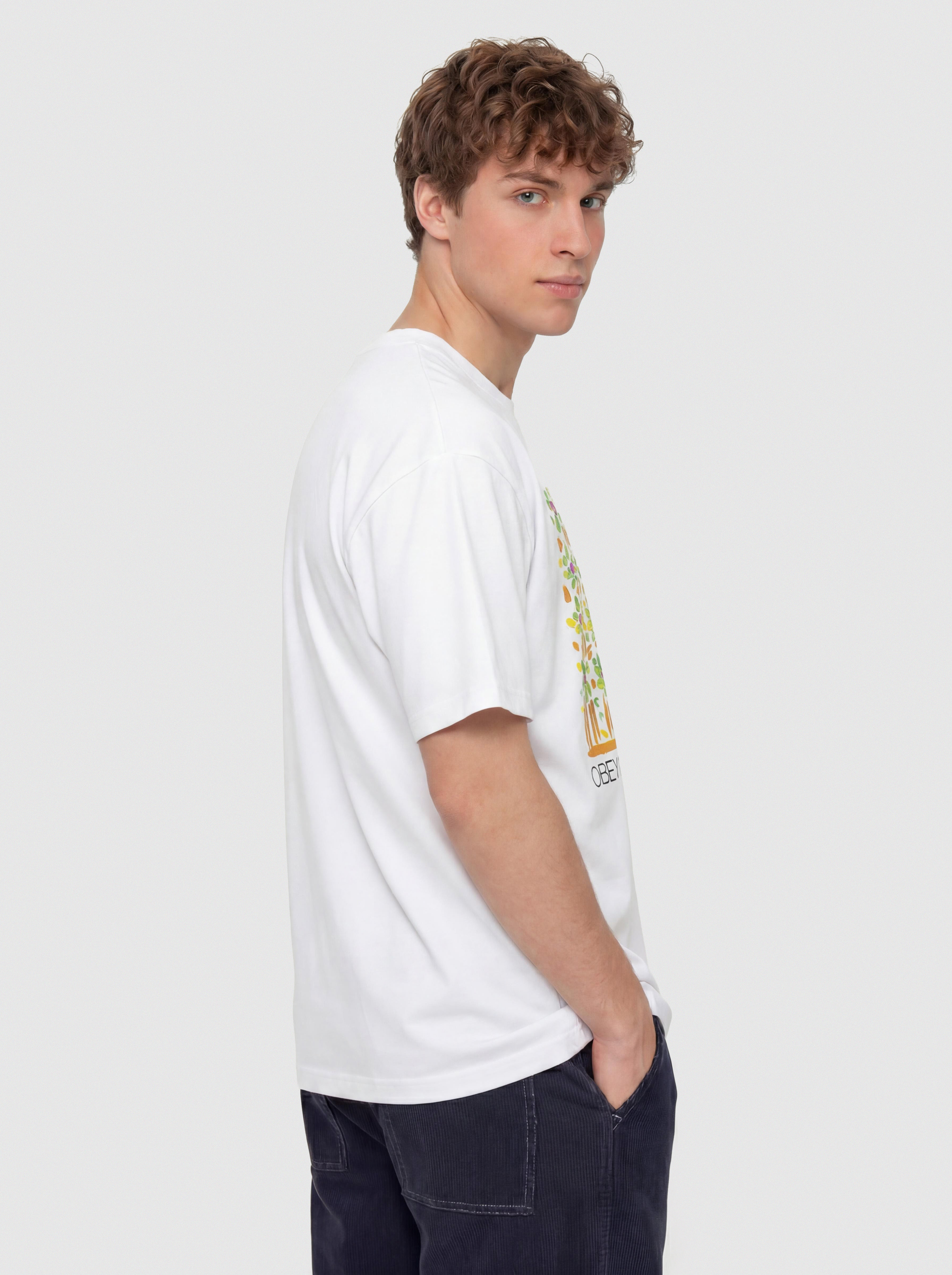 Póló OBEY Galleries (white)