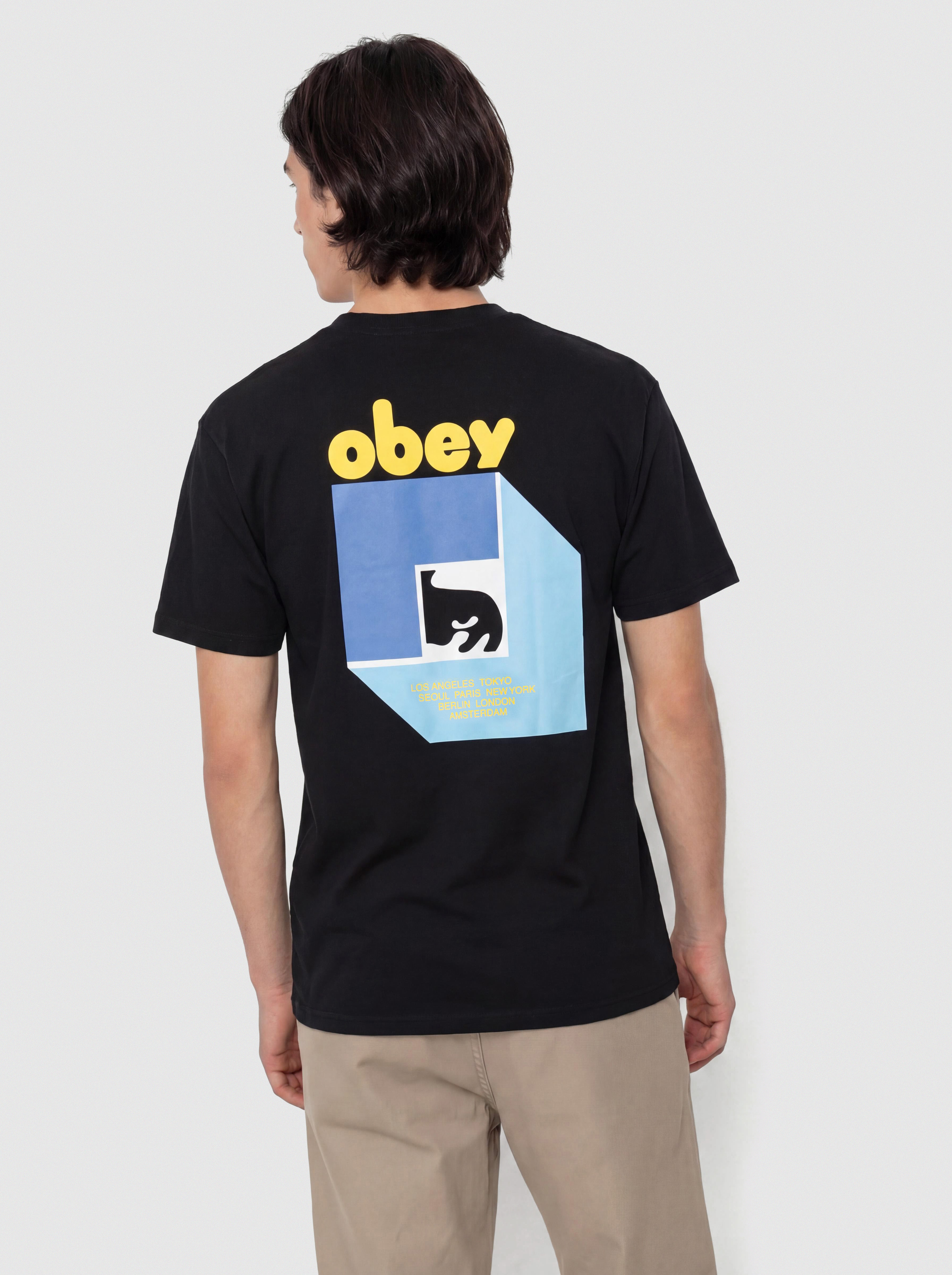 OBEY Peep Hole Póló (black)
