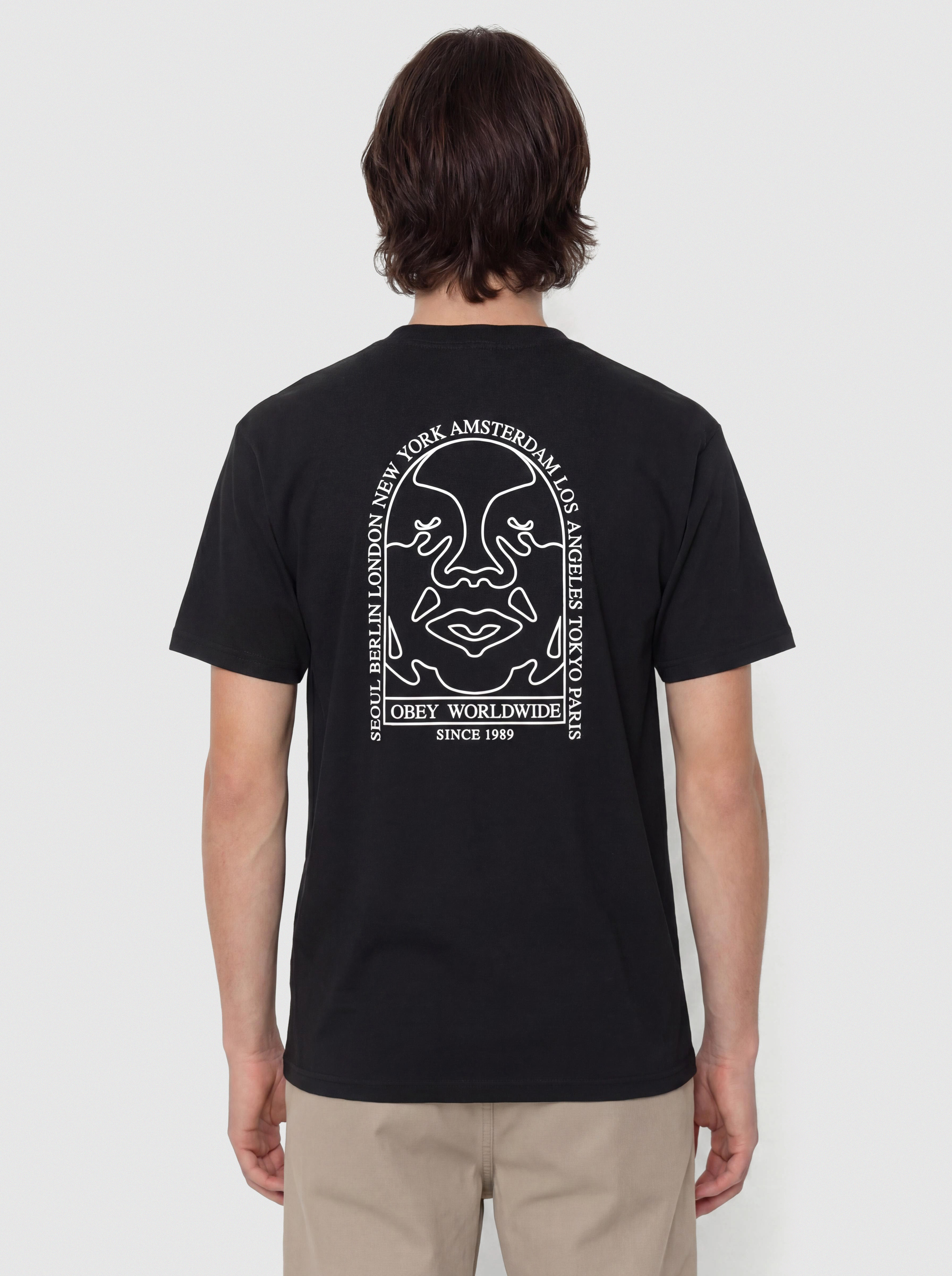Póló OBEY Icon Arch (black)