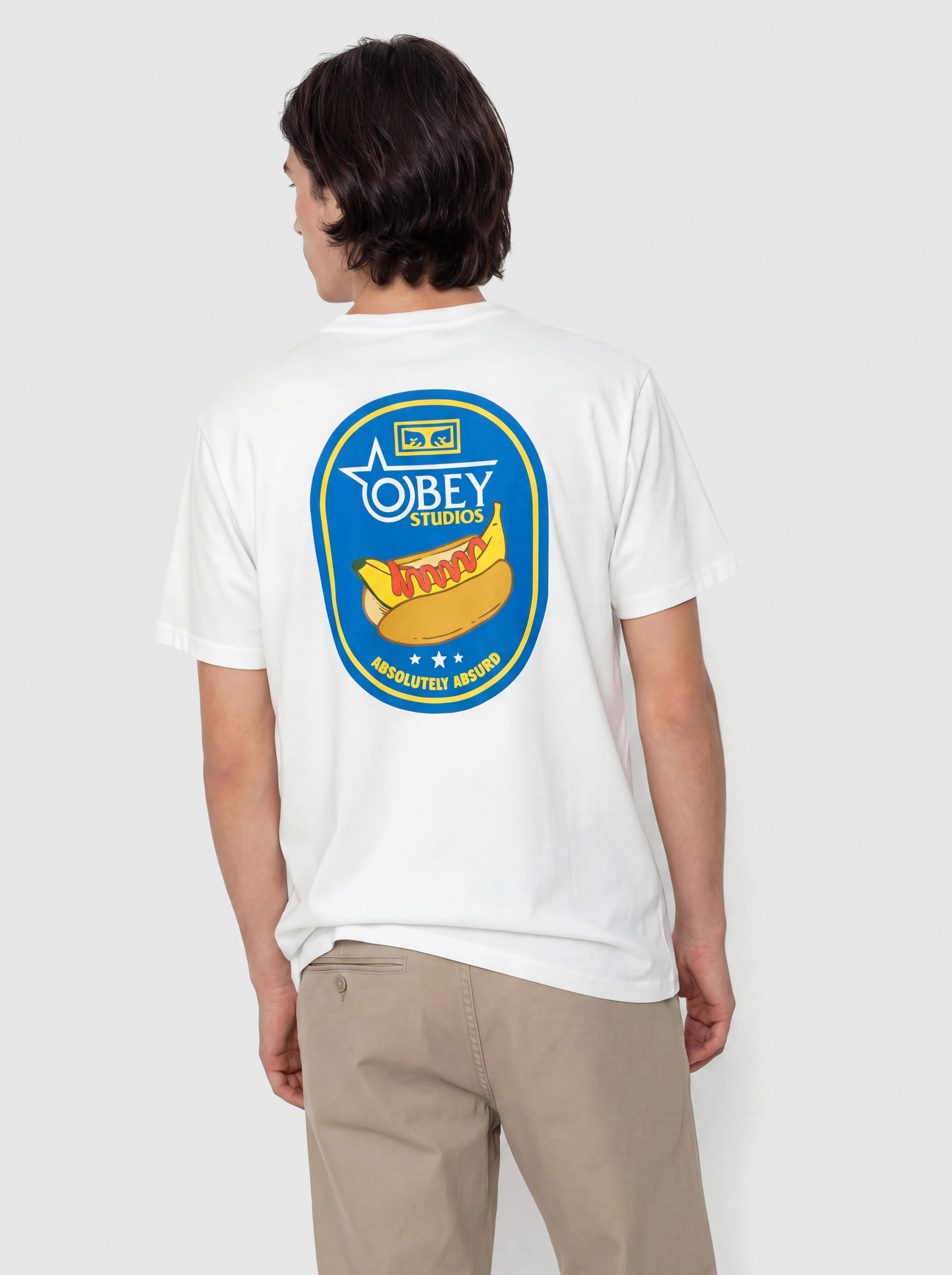 Póló OBEY Absolutely Absurd (white)