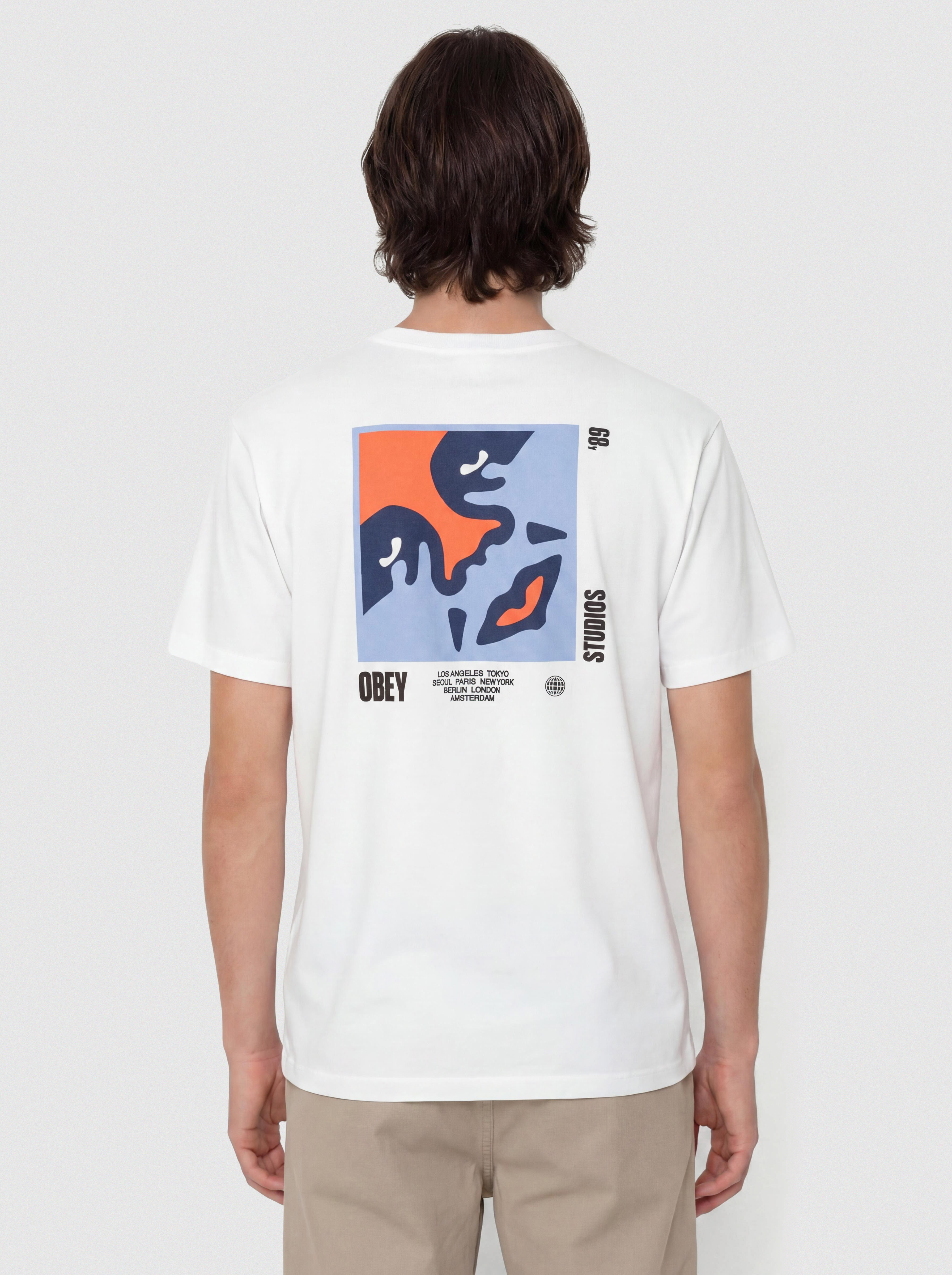 Póló OBEY Icon 89 (white)
