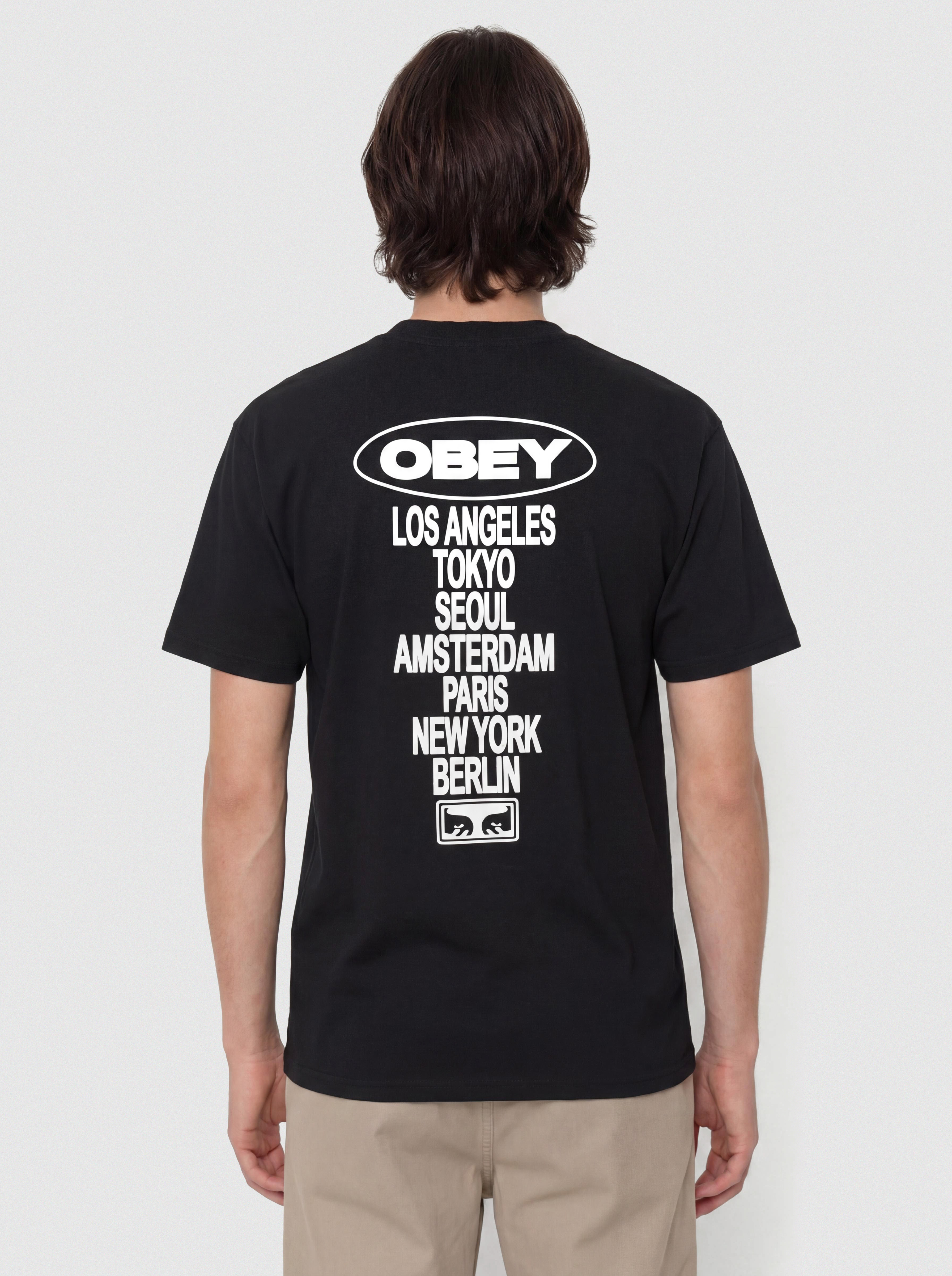 Póló OBEY Global Impact (black)