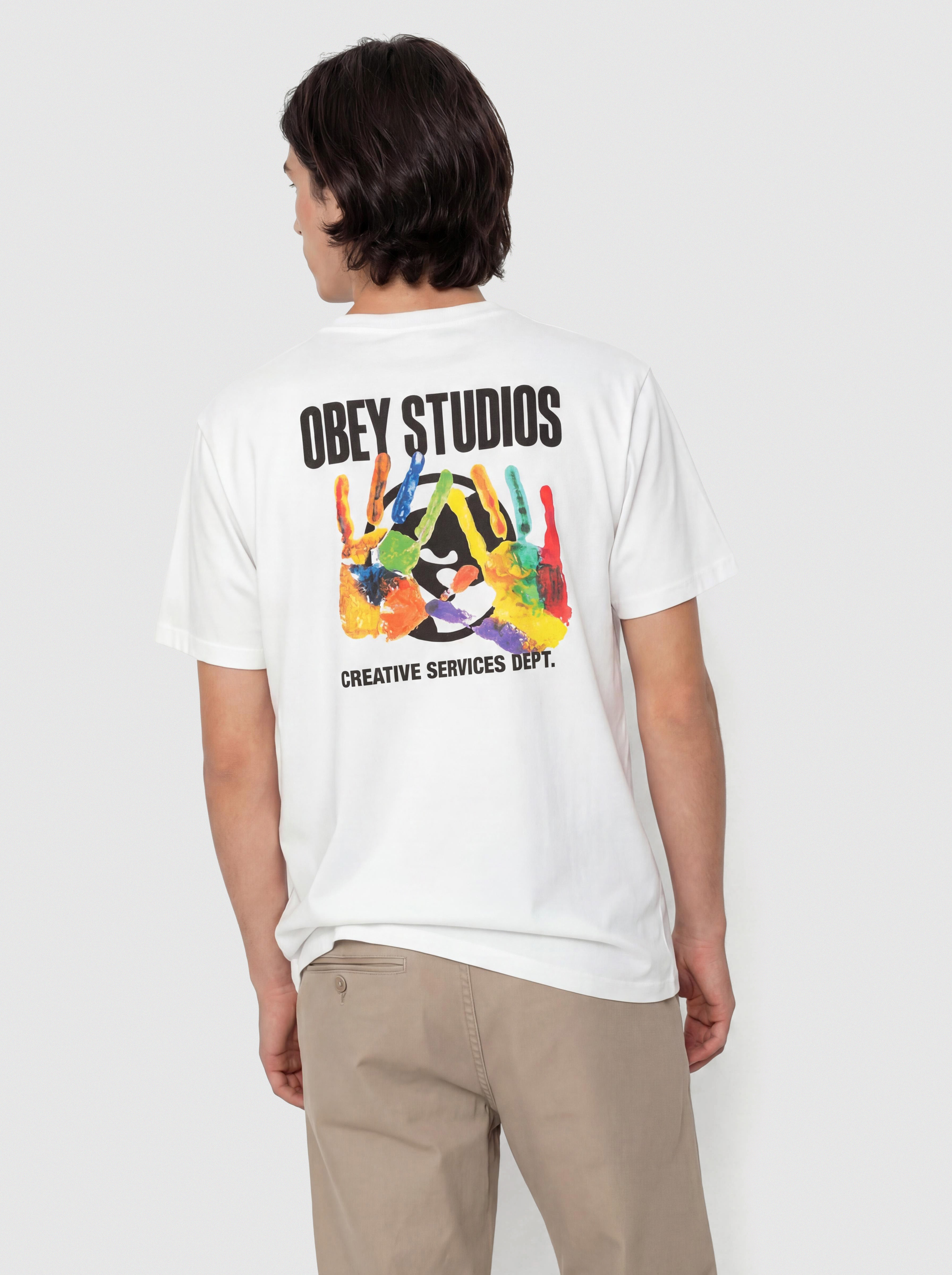Póló OBEY Creative Services Dept. (white)