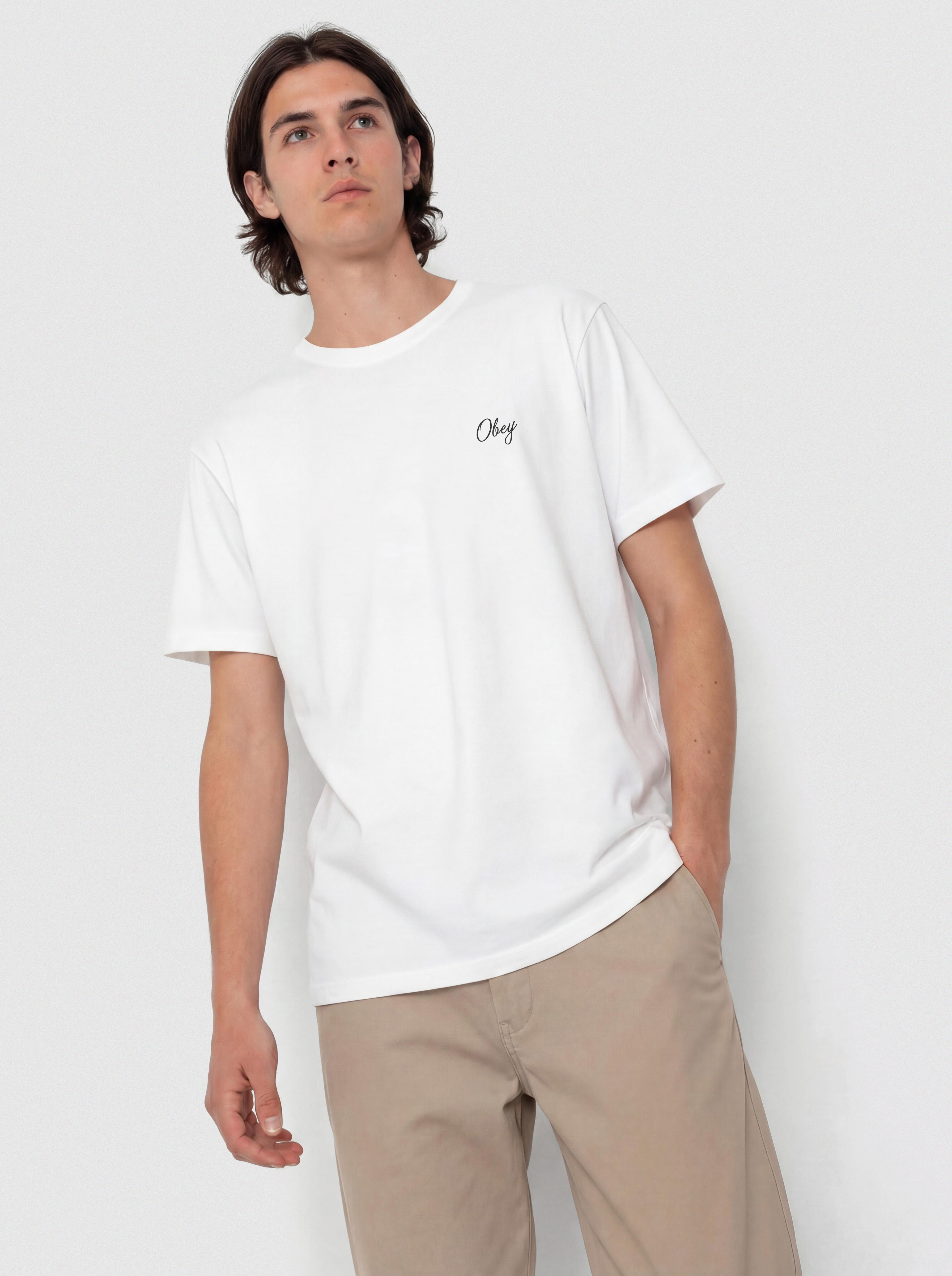 Póló OBEY Paper Rose (white)