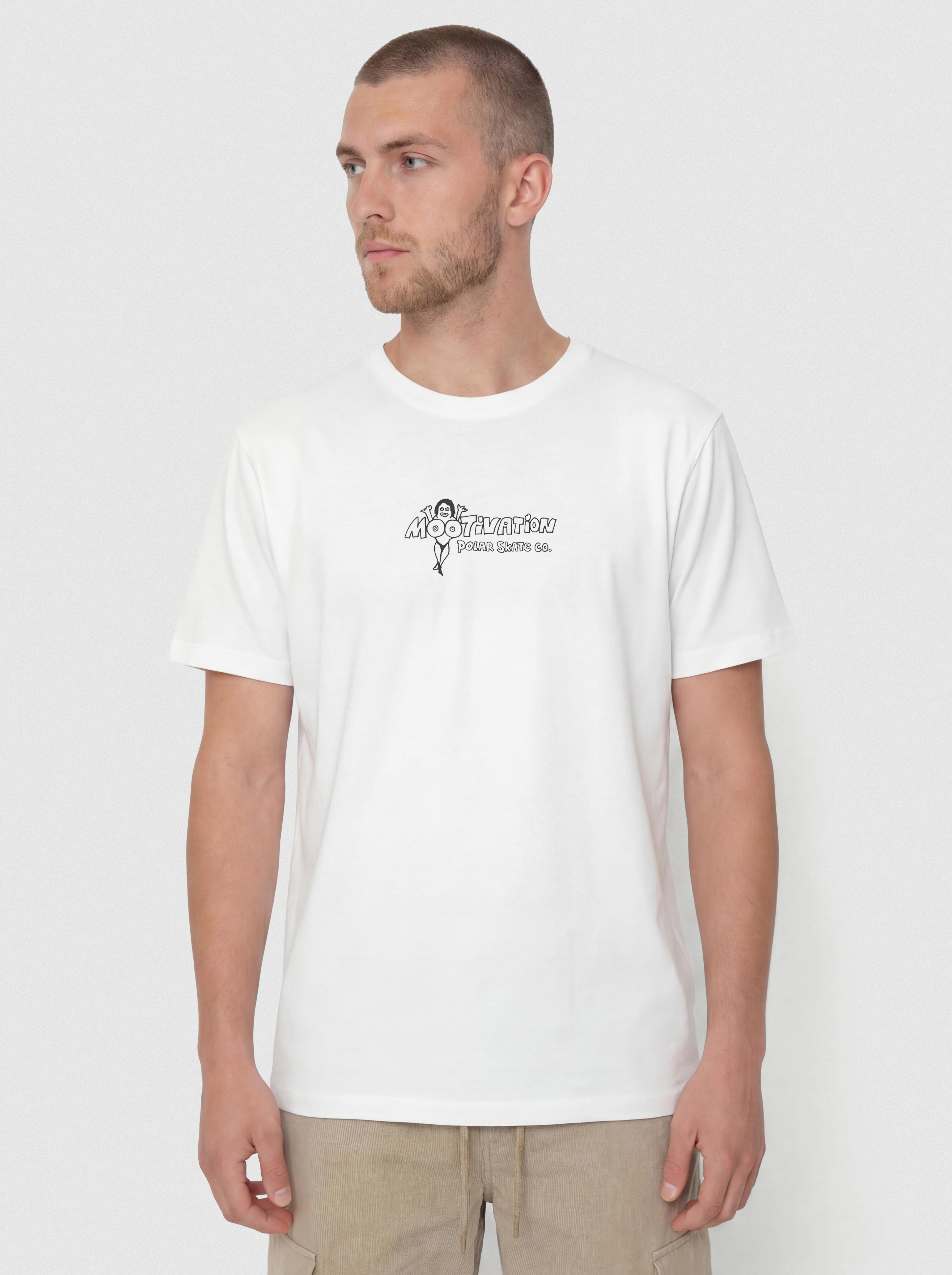 Póló Polar Skate Band Mootivation (white)