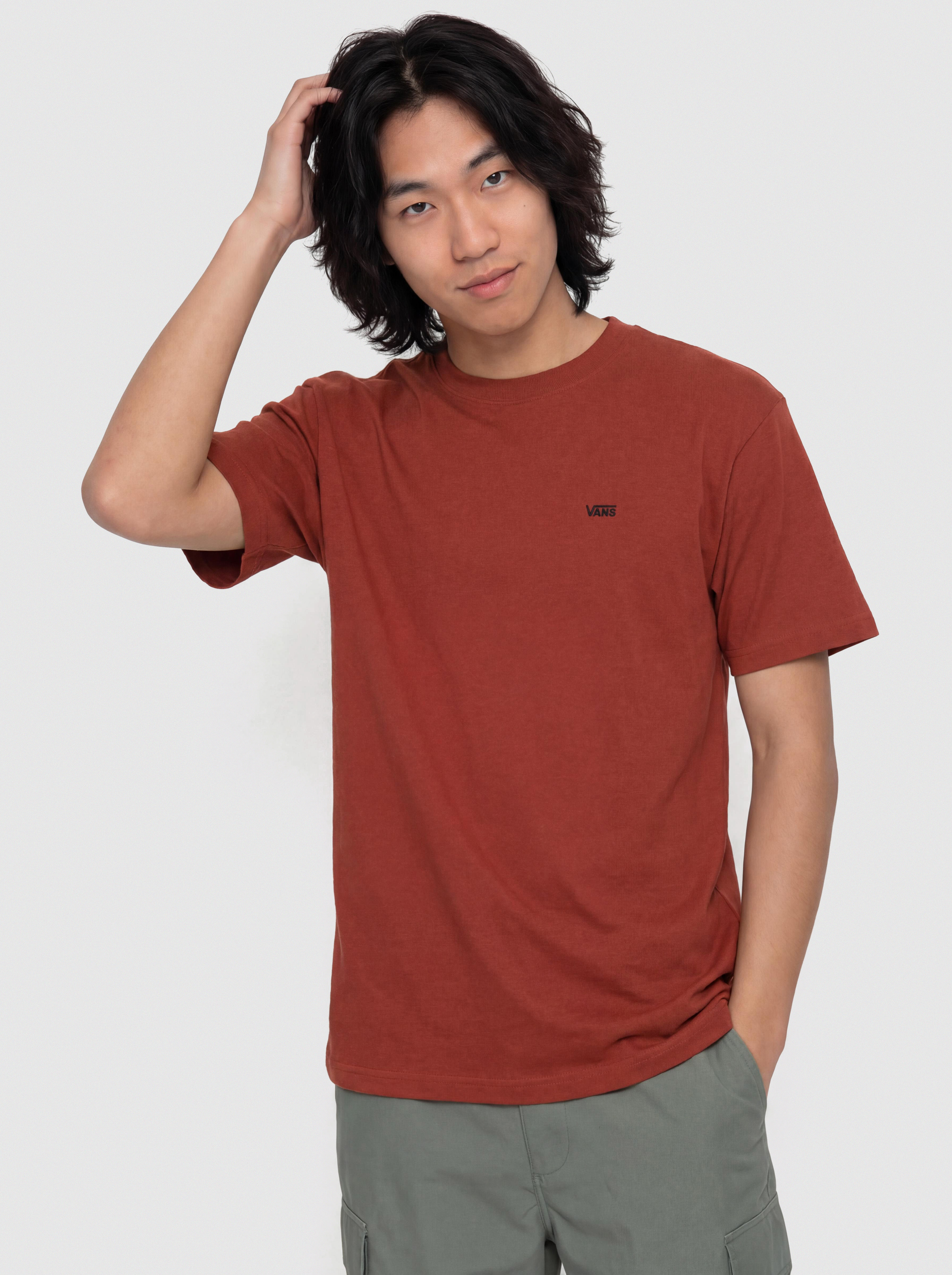 Pu00f3lu00f3 Vans Left Chest II Loose (poppy ember)