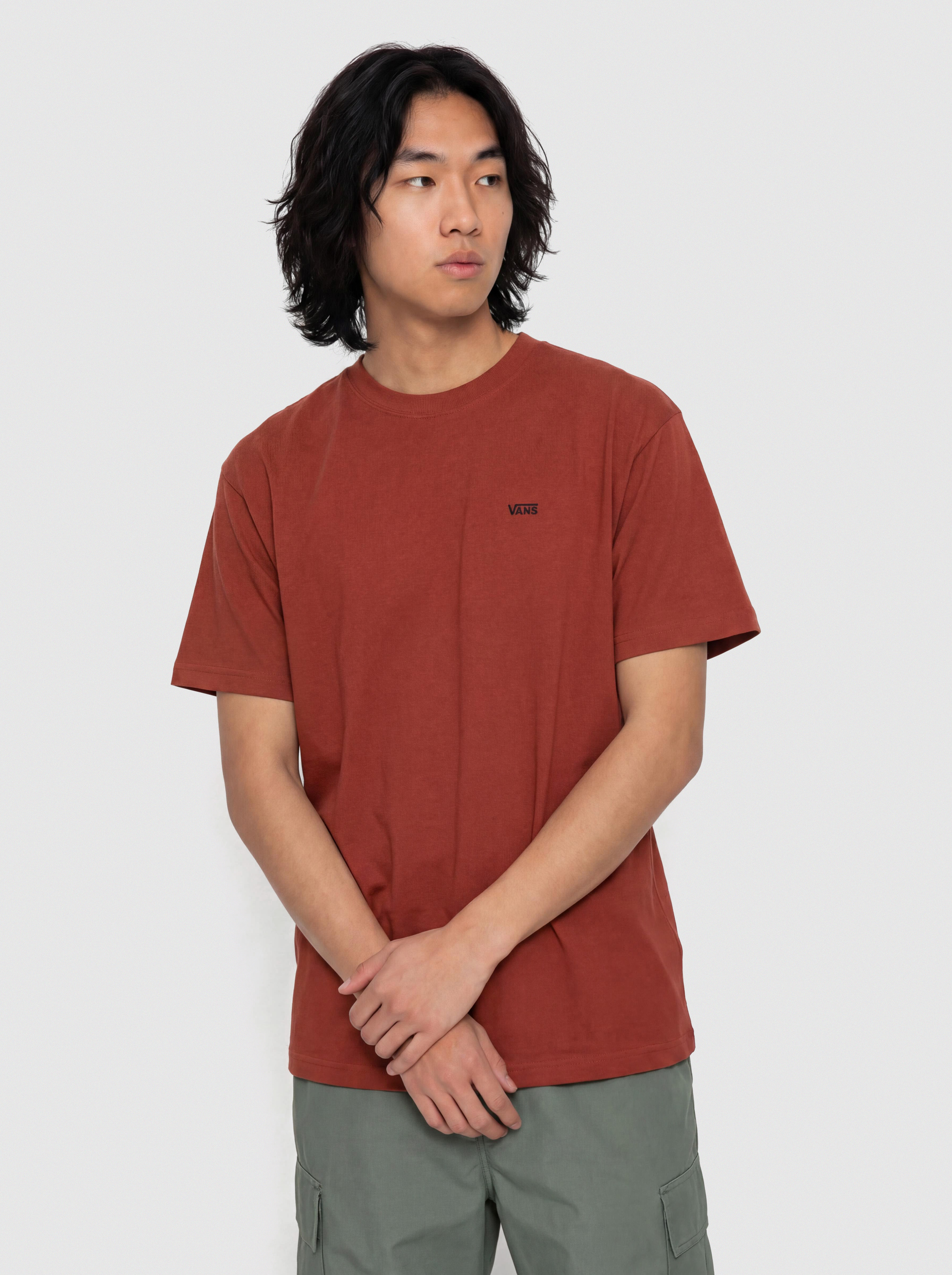 Póló Vans Left Chest II Loose (poppy ember)