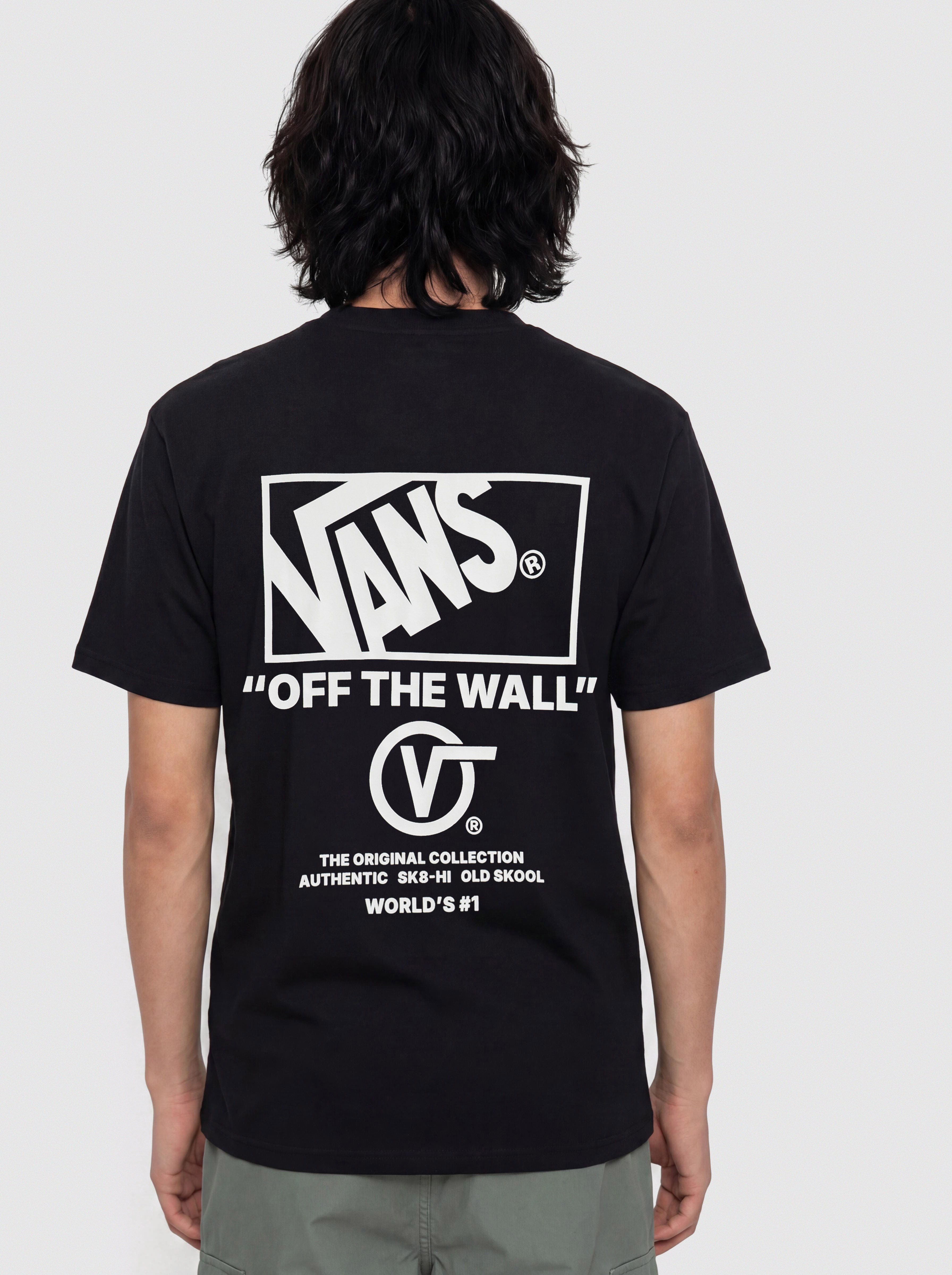 Póló Vans Stacked Hi (black/white)